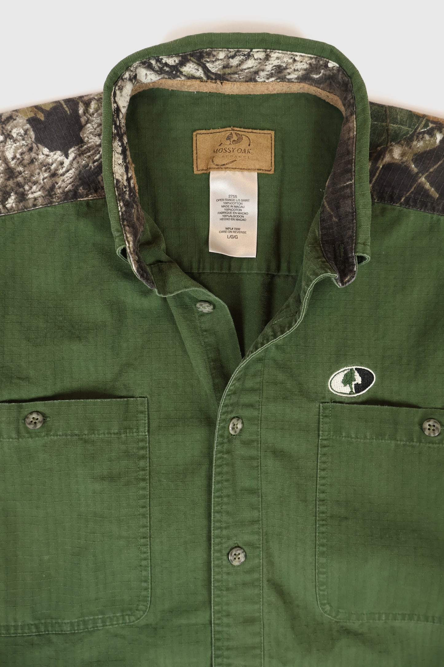 Vintage Real Tree Camo Button-Down Shirt Image 3