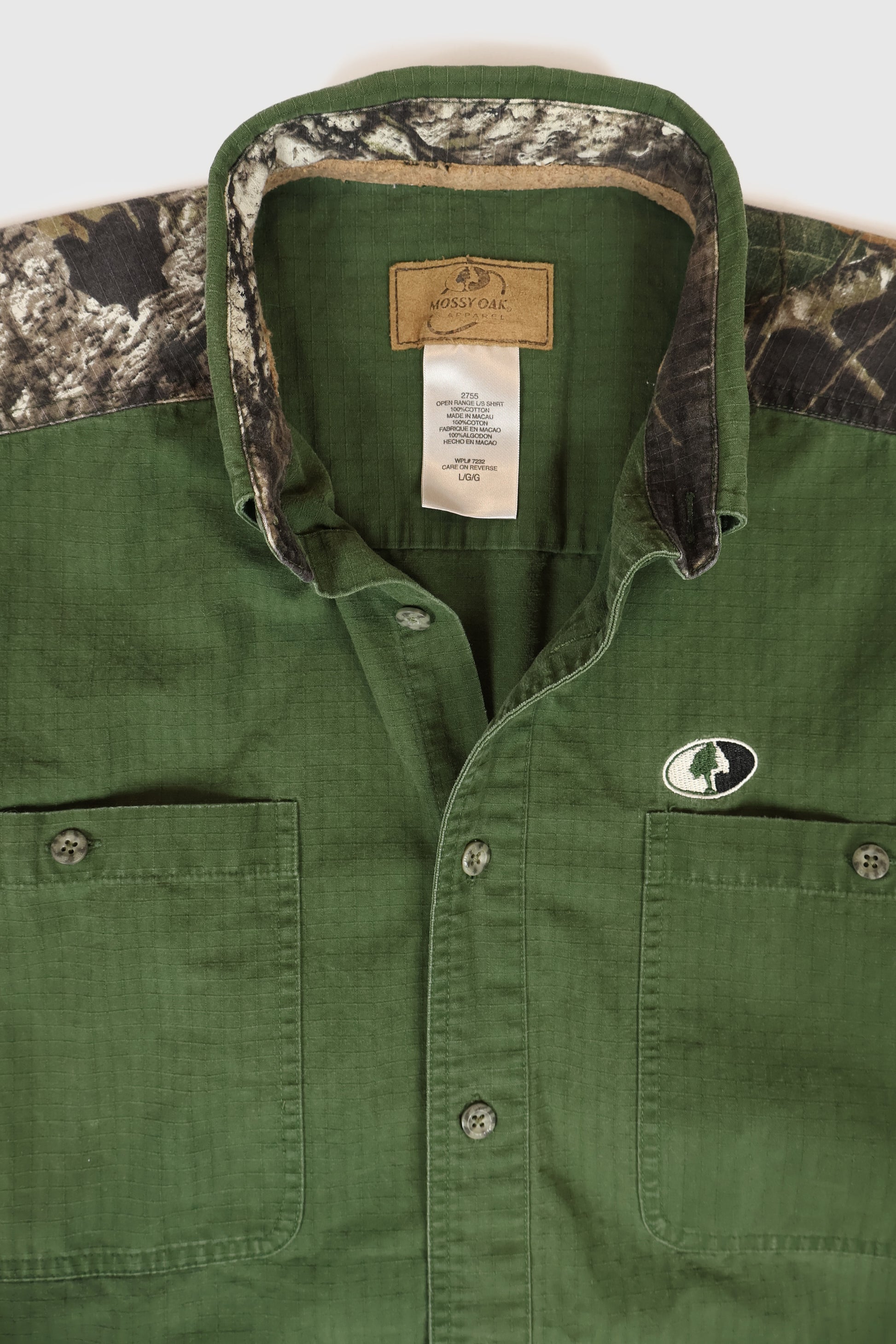Vintage Real Tree Camo Button-Down Shirt Image 3