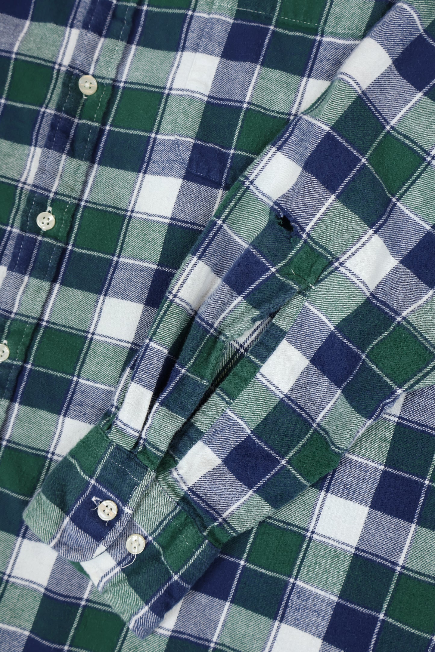 Vintage Flannel Button-Down Shirt