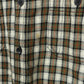 Vintage Green Plaid Button-Down Shirt