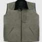 Reworked Green Denim Vest