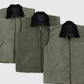Reworked Green Denim Vest