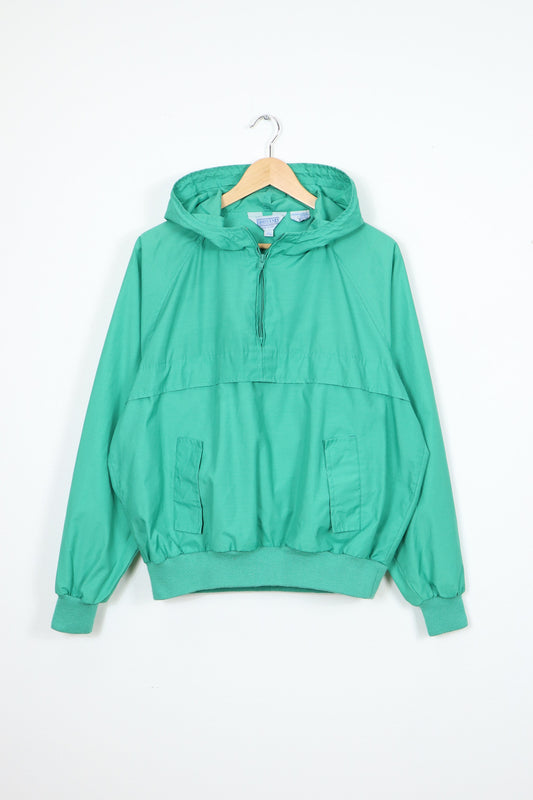 Lightweight Hooded Quarter Zip Jacket