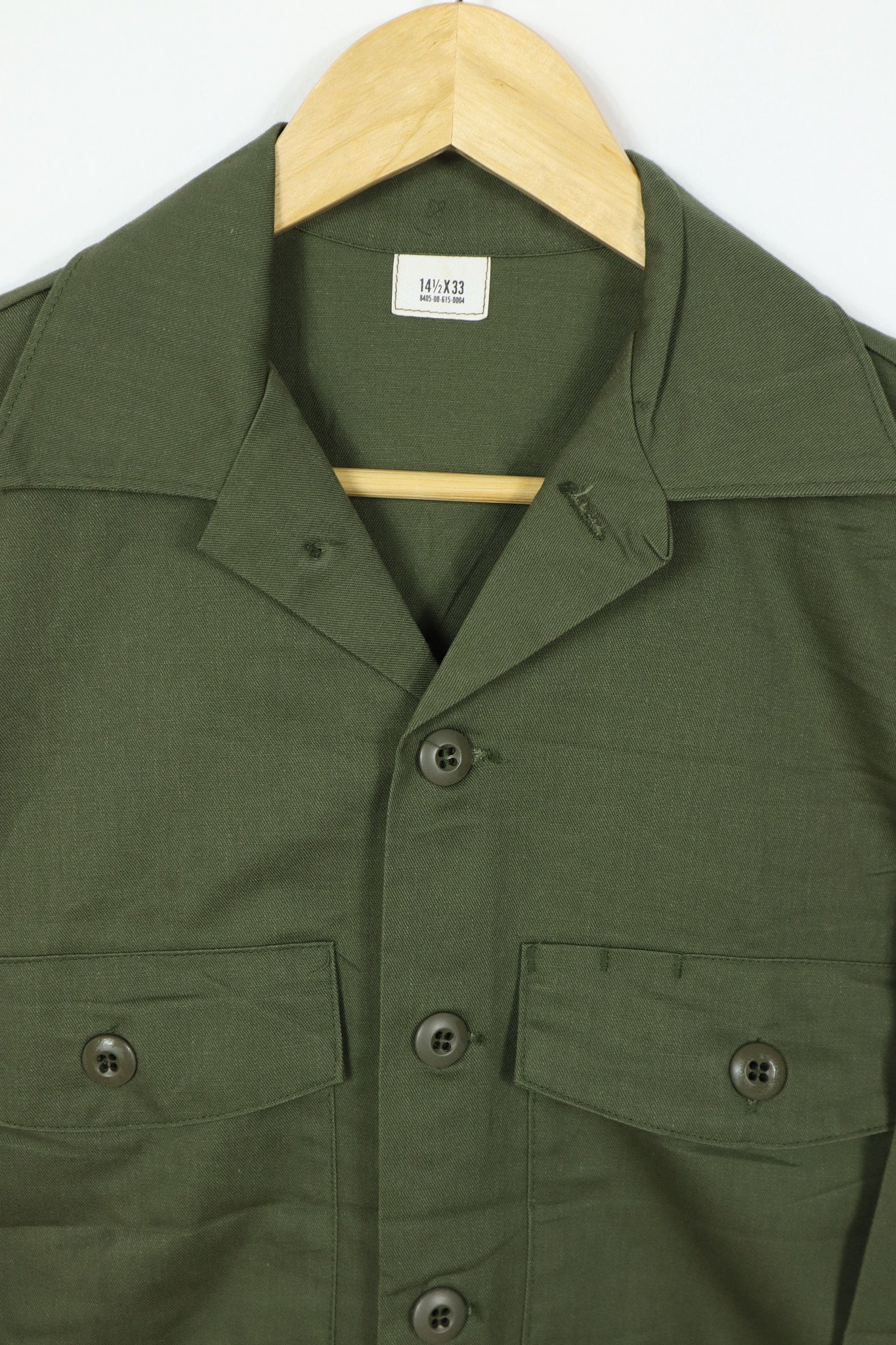 Vintage Green Button-Down Shirt