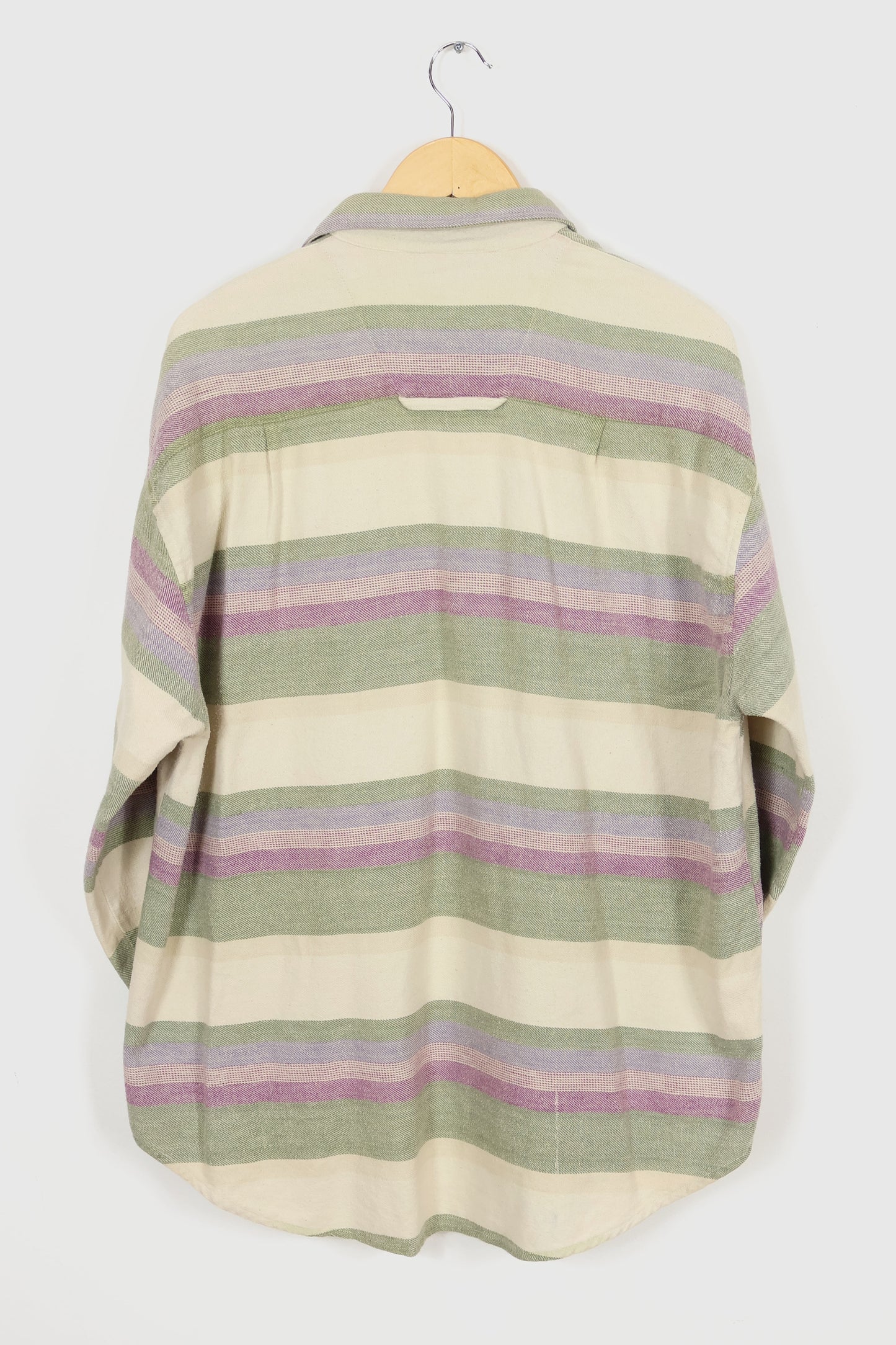 Vintage Striped Button-Down Shirt