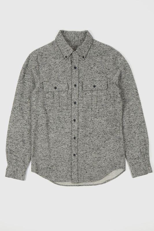 Vintage Grey Nap Button-Down Shirt