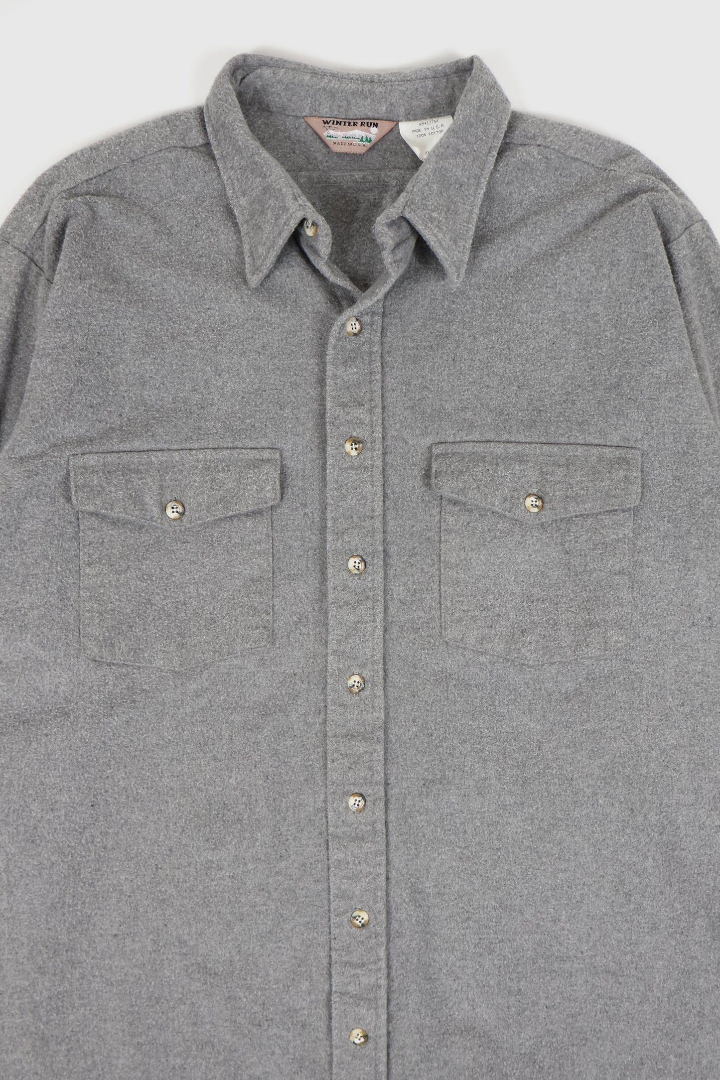 Vintage Flannel Button-Down Shirt Image 1