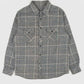 Vintage Plaid Flannel Button-Down Shirt Image 0