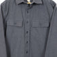 L.L. Bean Grey Flannel Button-Down
