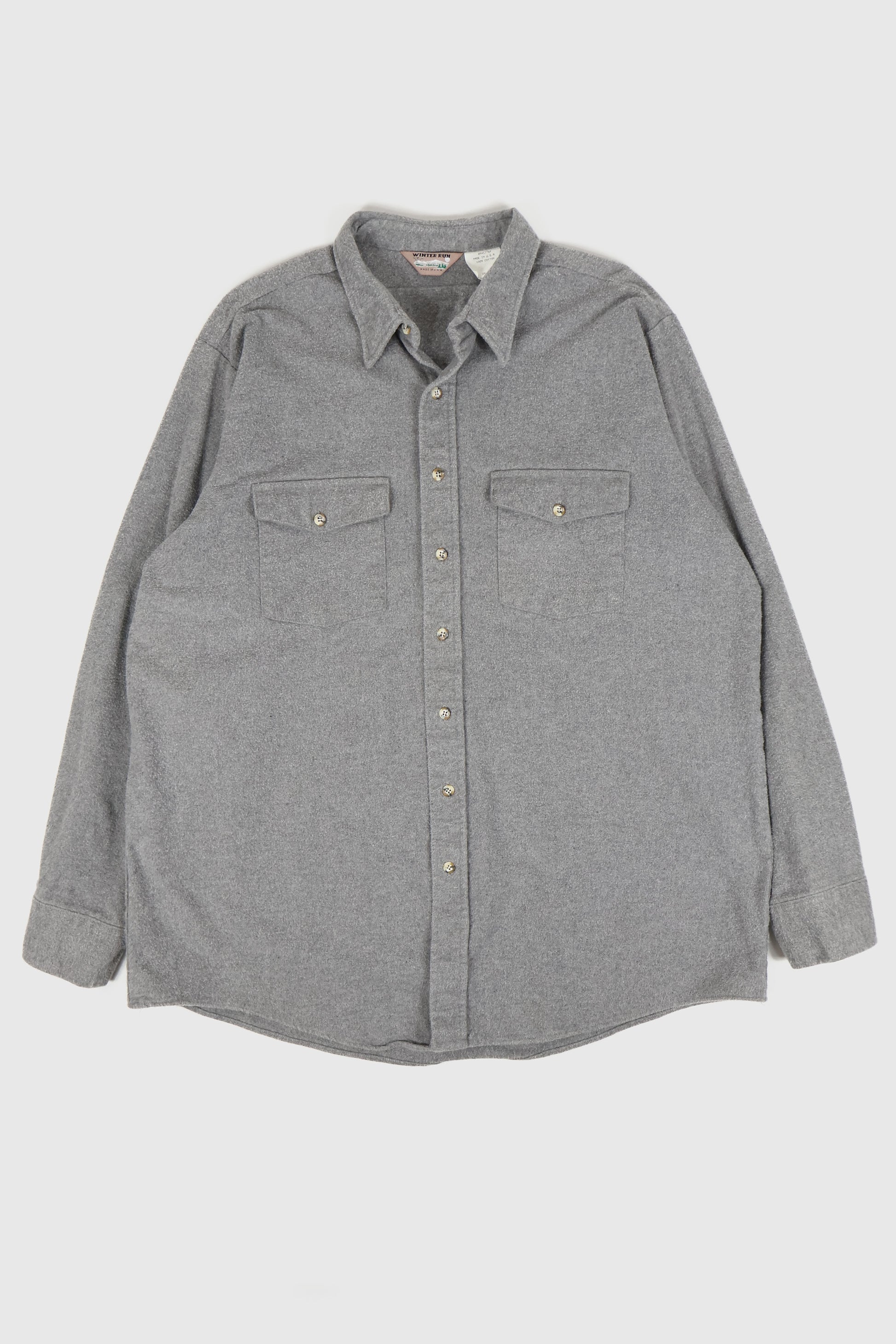 Vintage Flannel Button-Down Shirt Image 0