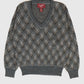 Vintage V-Neck Sweater Image 0