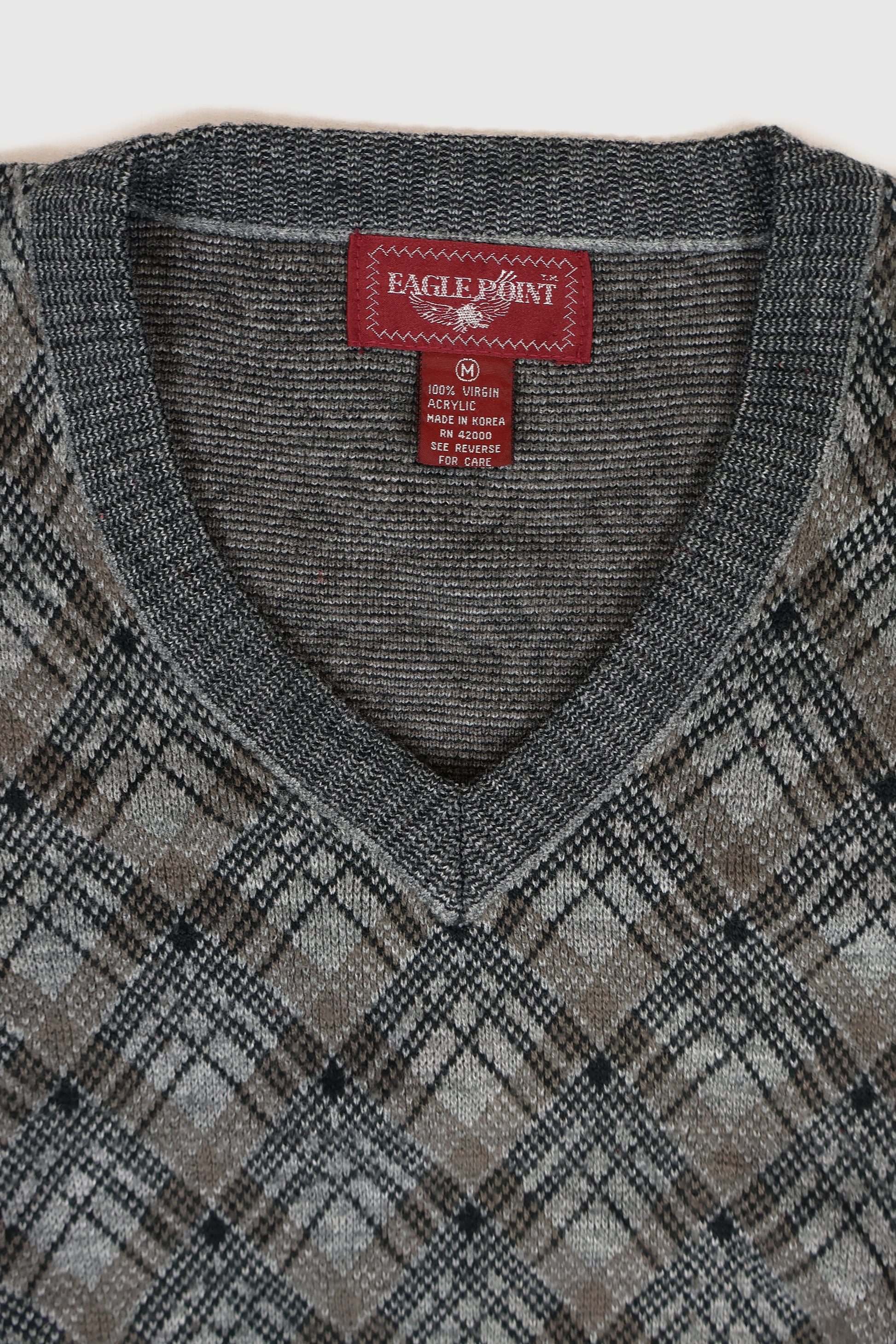 Vintage V-Neck Sweater Image 2