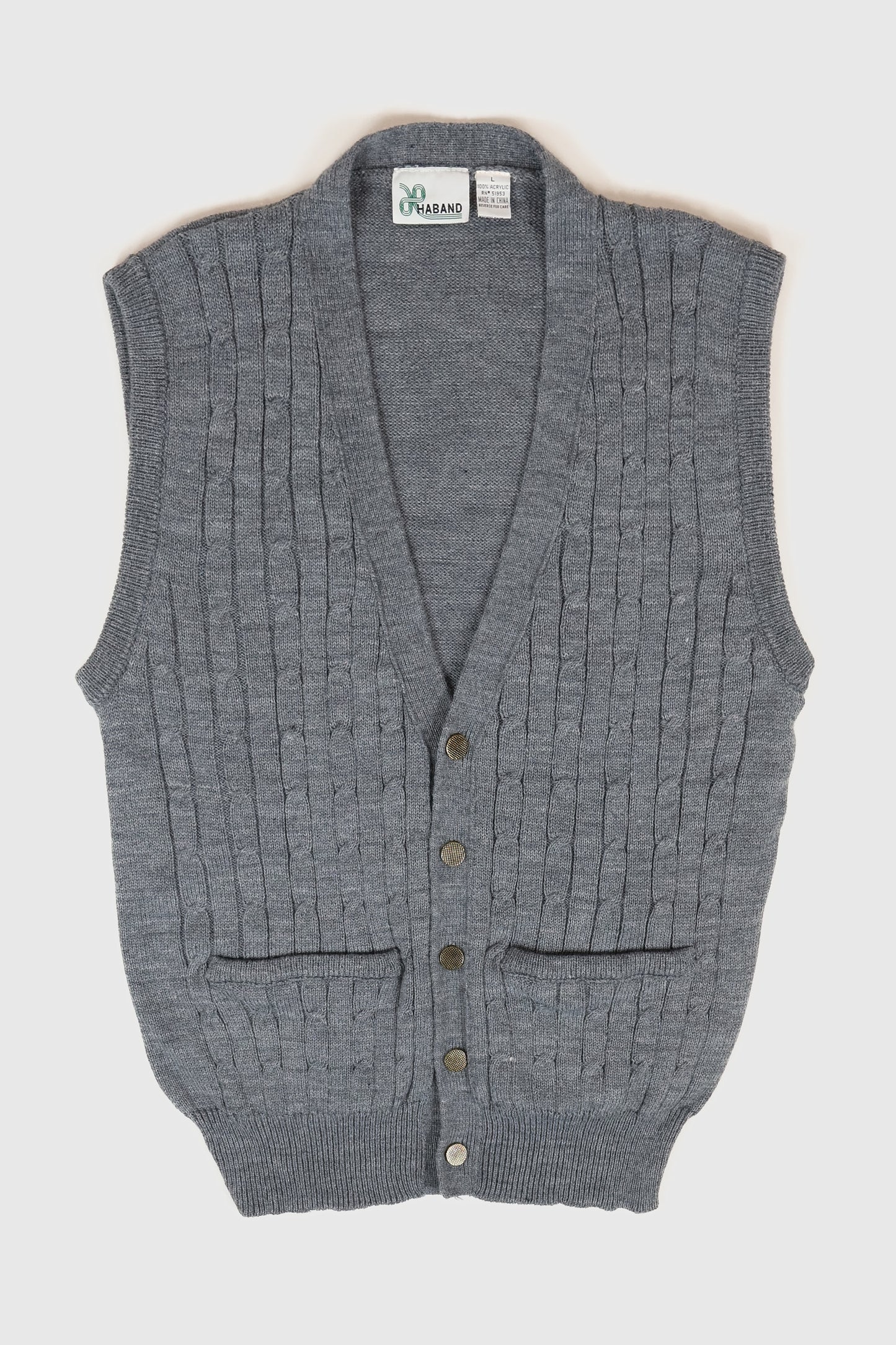 Vintage Grey Sweater Vest Image 0