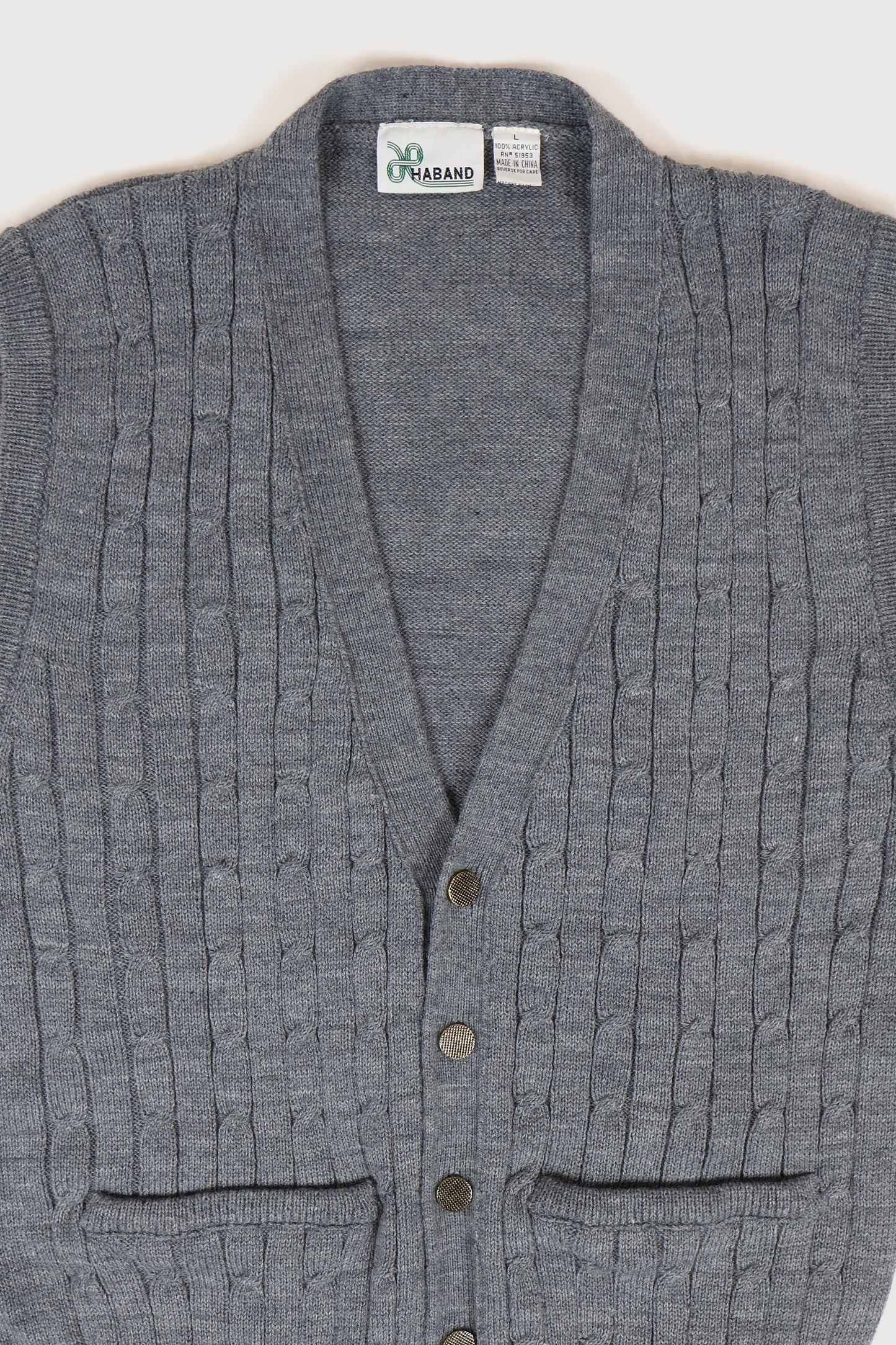 Vintage Grey Sweater Vest Image 1