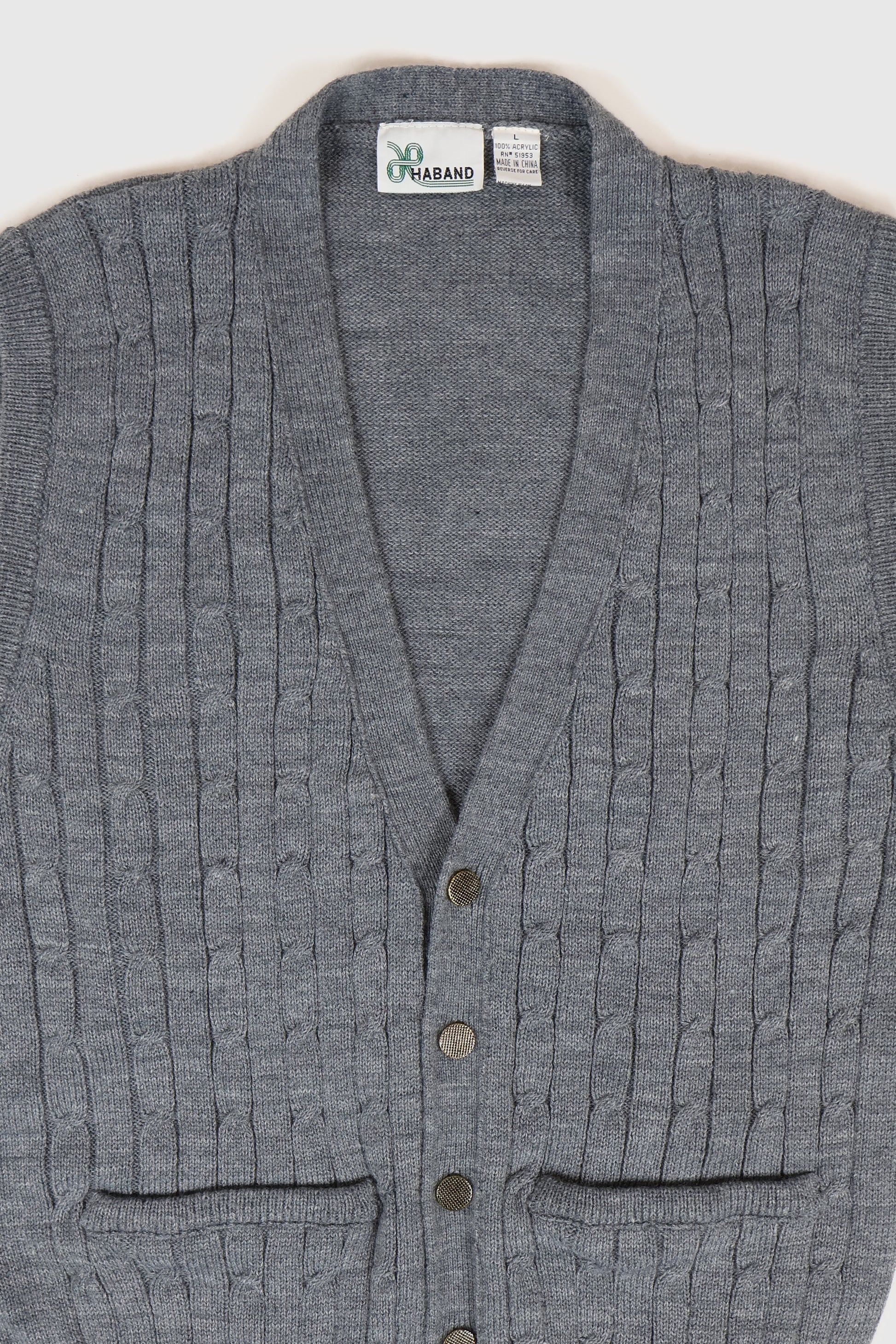 Vintage Grey Sweater Vest Image 1