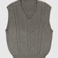 Vintage Grey Sweater Vest 02 Image 0