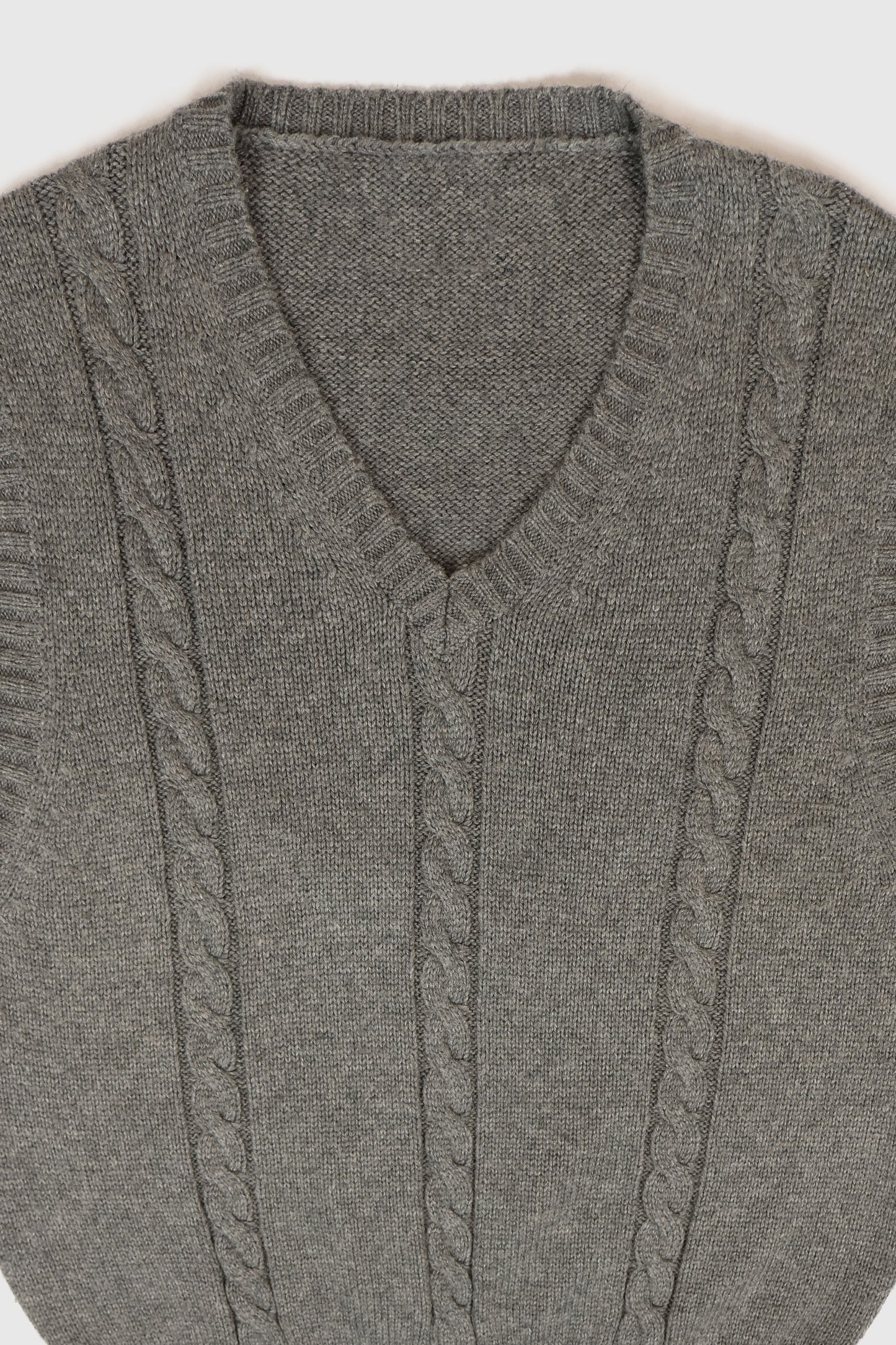 Vintage Grey Sweater Vest 02 Image 1