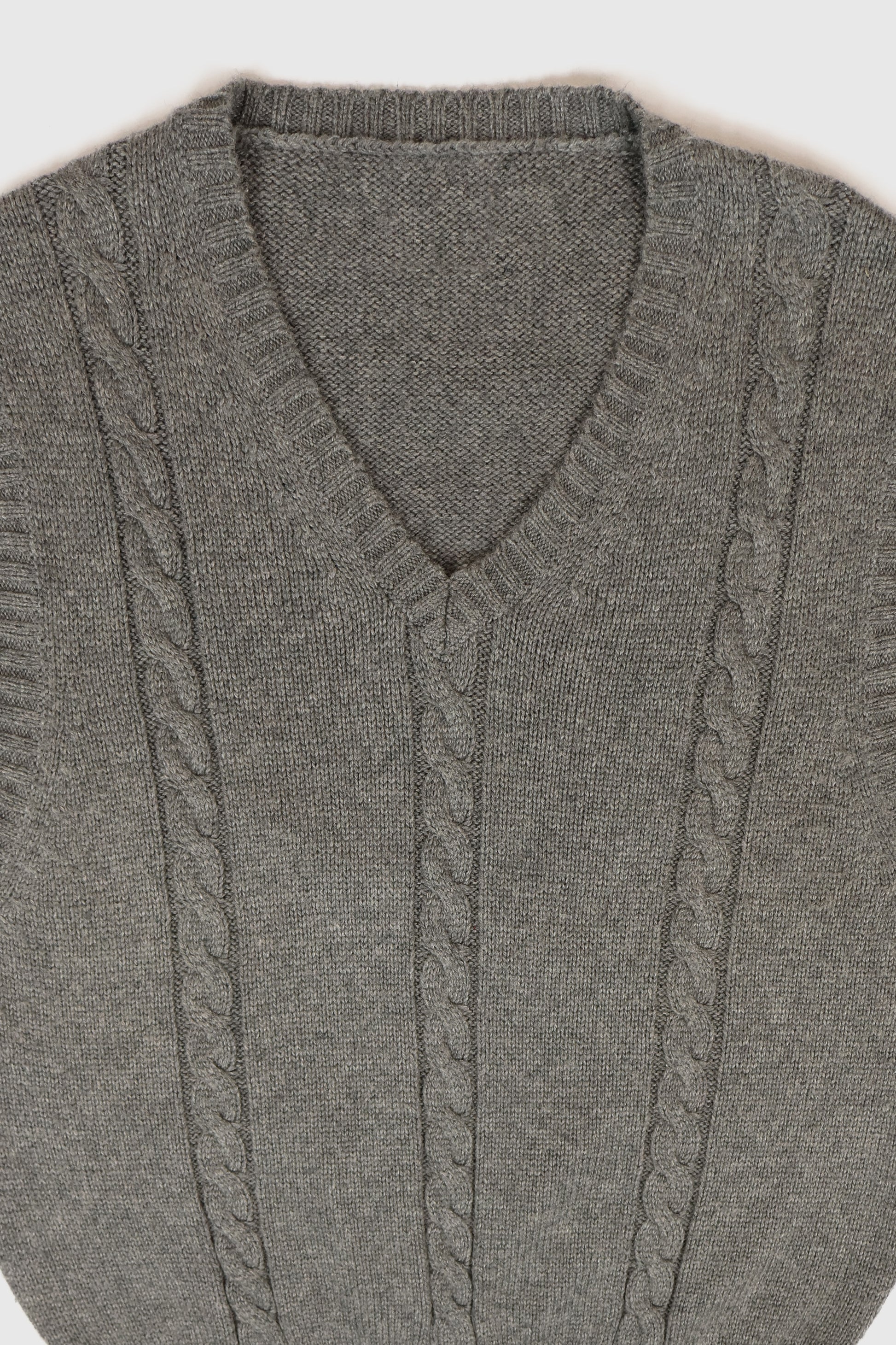 Vintage Grey Sweater Vest 02 Image 1