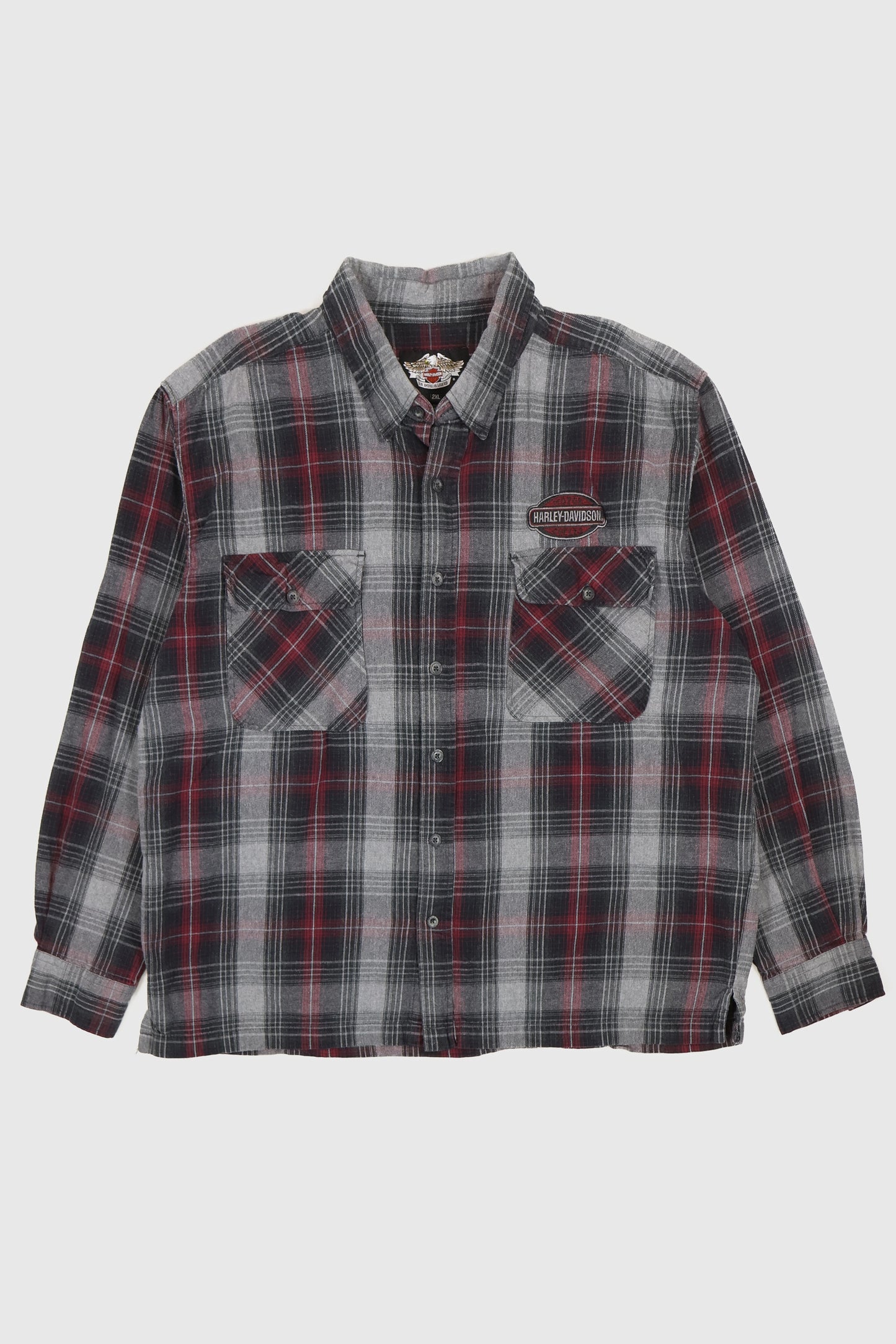 Harley Davidson Plaid Button-Down Shirt