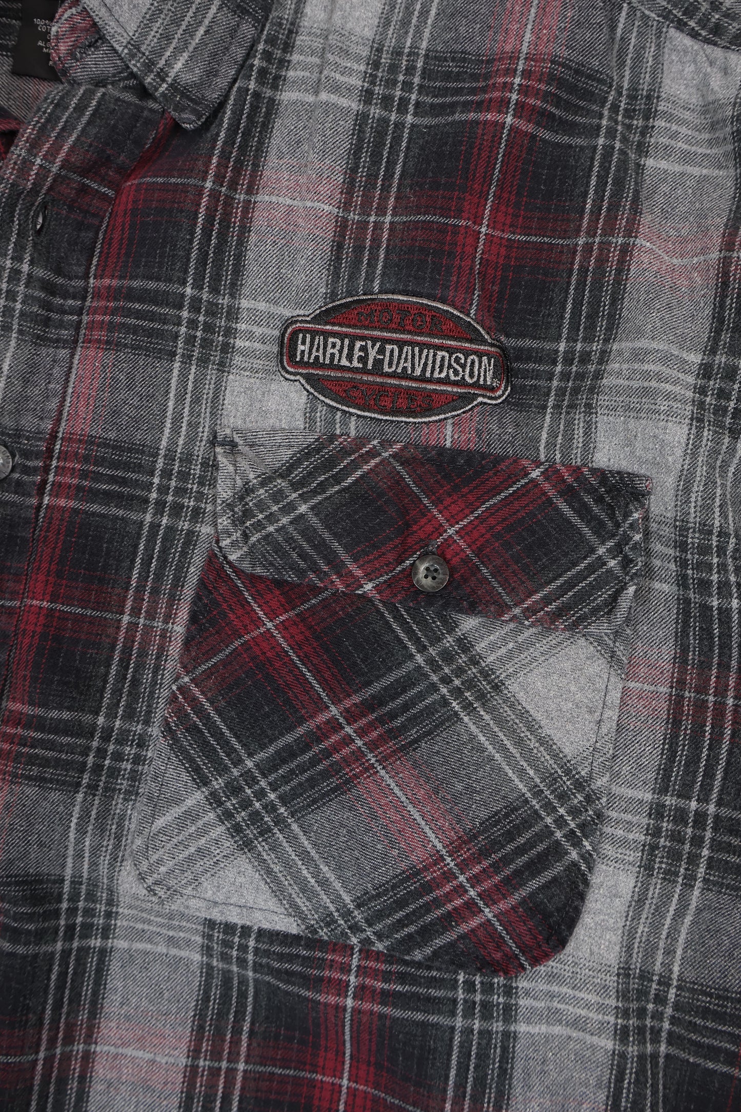 Harley Davidson Plaid Button-Down Shirt