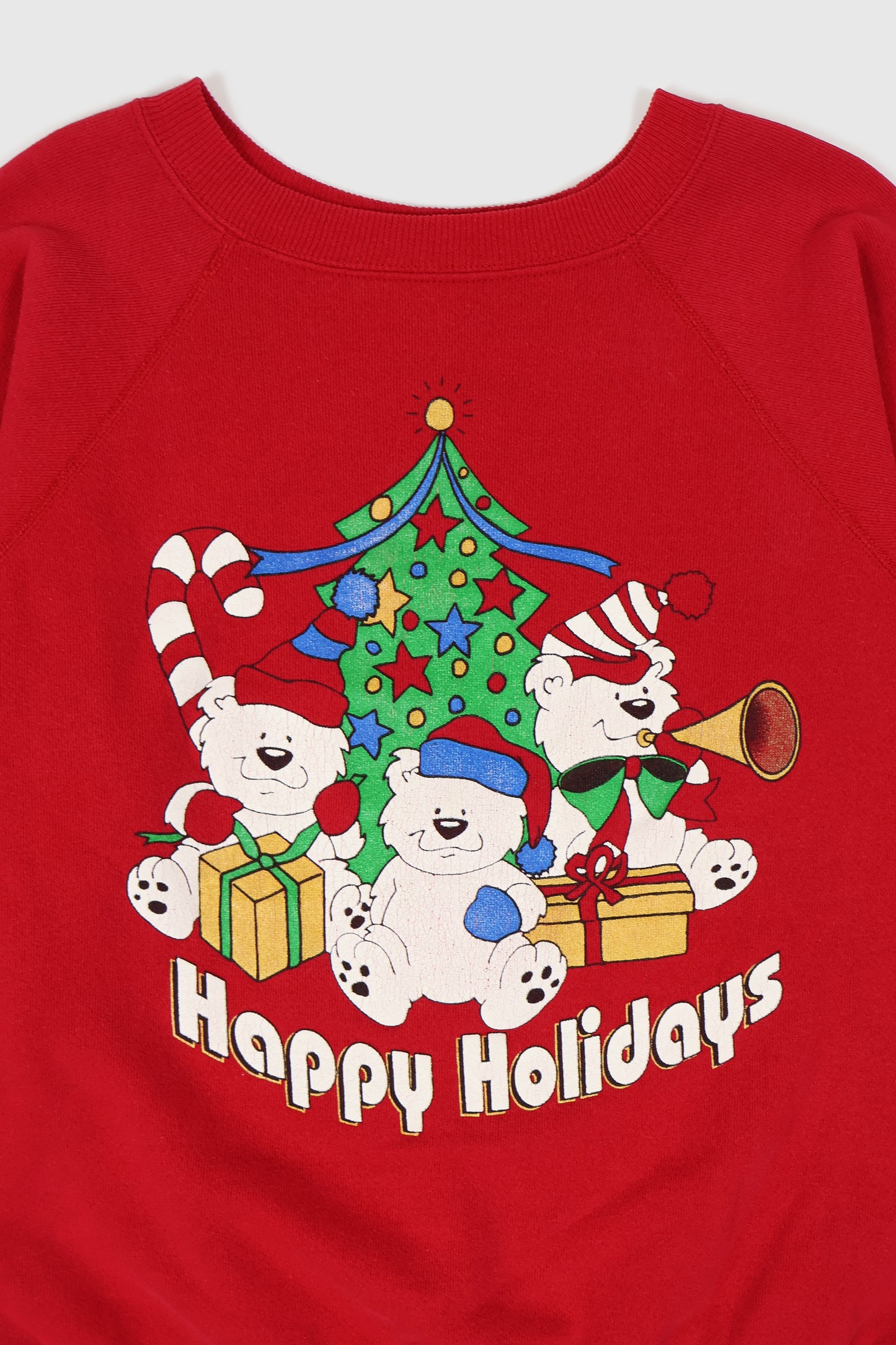 Vintage Happy Holidays Crewneck Image 1