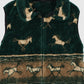Vintage Horse Pattern Fleece Vest Image 2