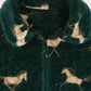 Vintage Horse Pattern Fleece Vest Image 3
