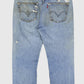 Vintage Distressed Levi's 501 Straight Fit Jeans