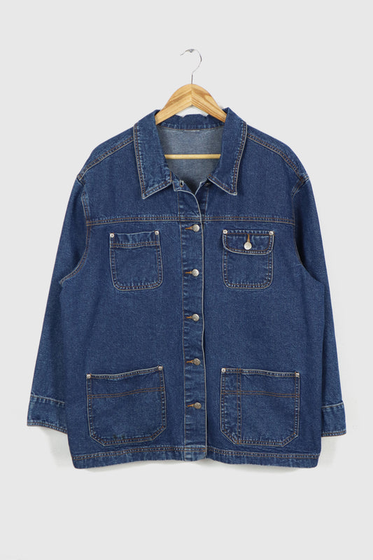 Vintage Denim Chore Jacket