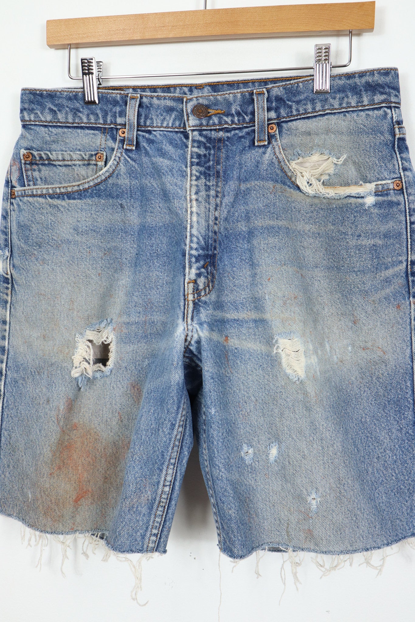 Vintage Levi's Distressed Jean Shorts