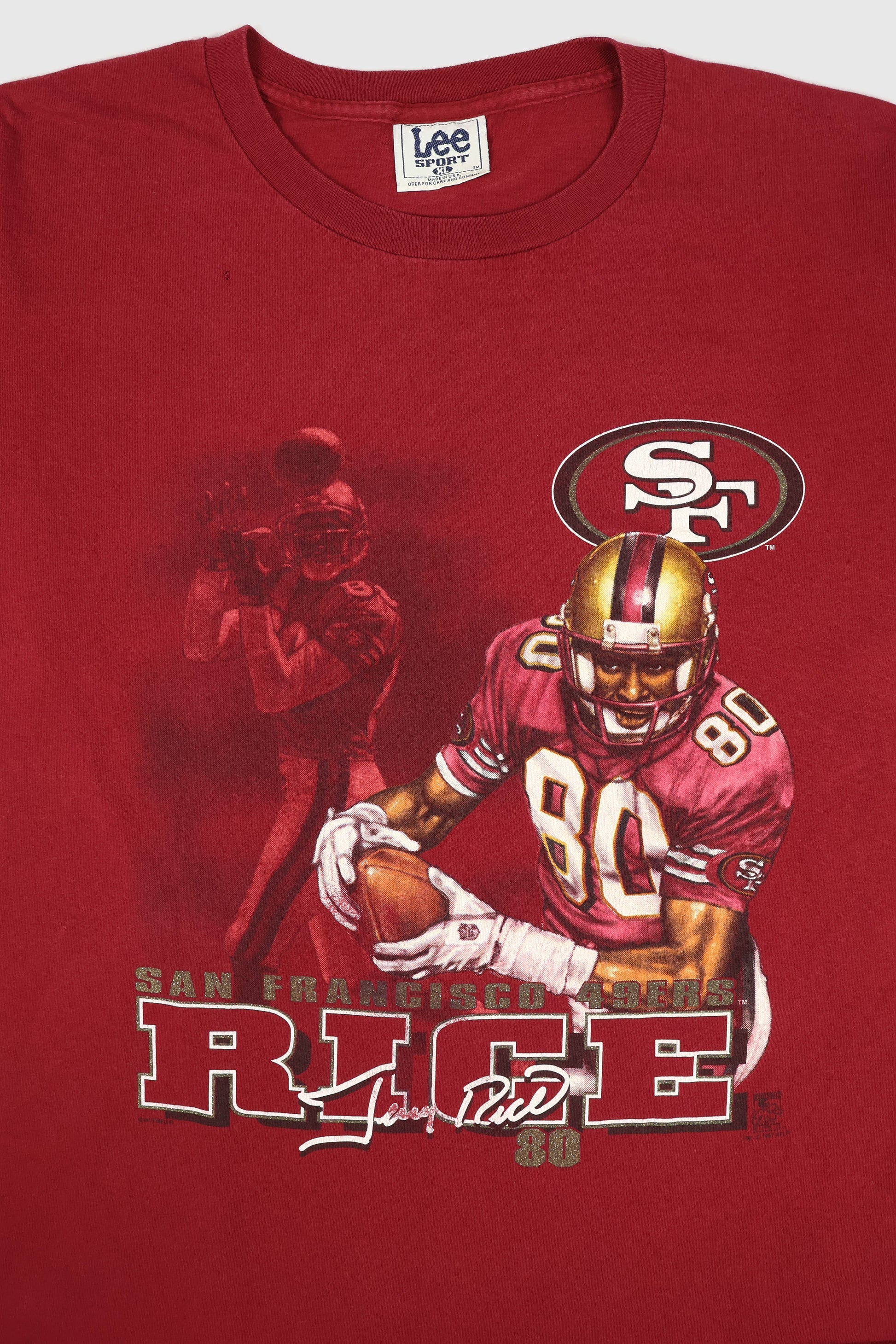Vintage Jerry Rice San Francisco 49ers Tee Image 1