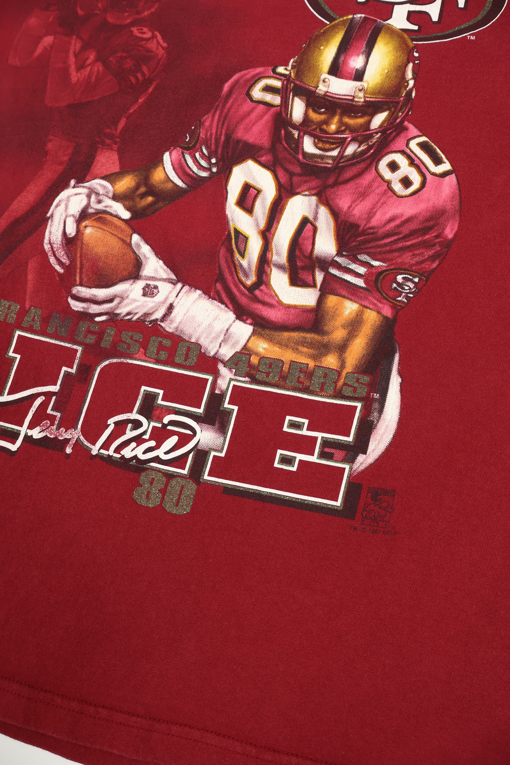 Vintage Jerry Rice San Francisco 49ers Tee Image 4