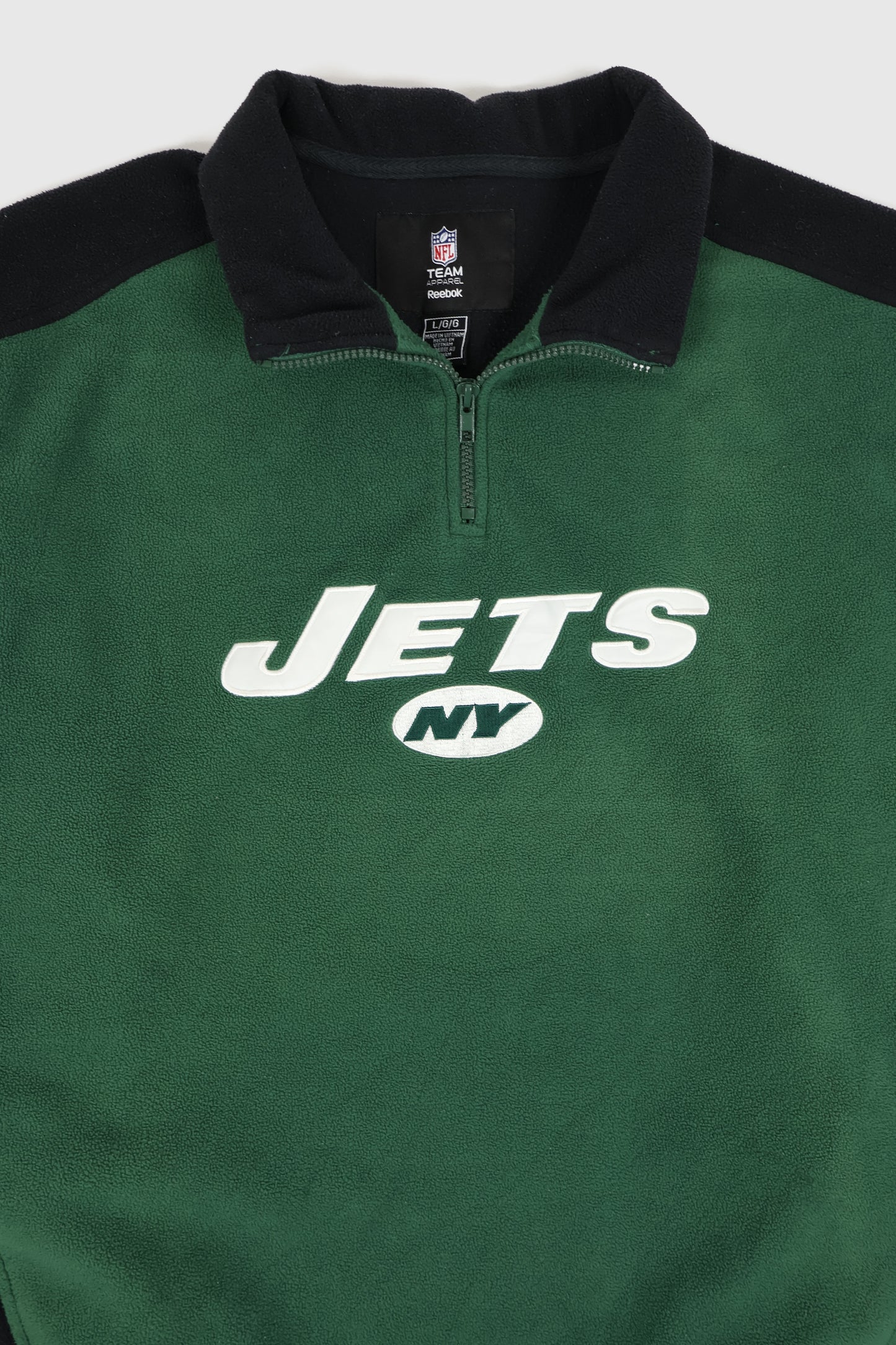 Vintage New York Jets Fleece Jacket Image 1