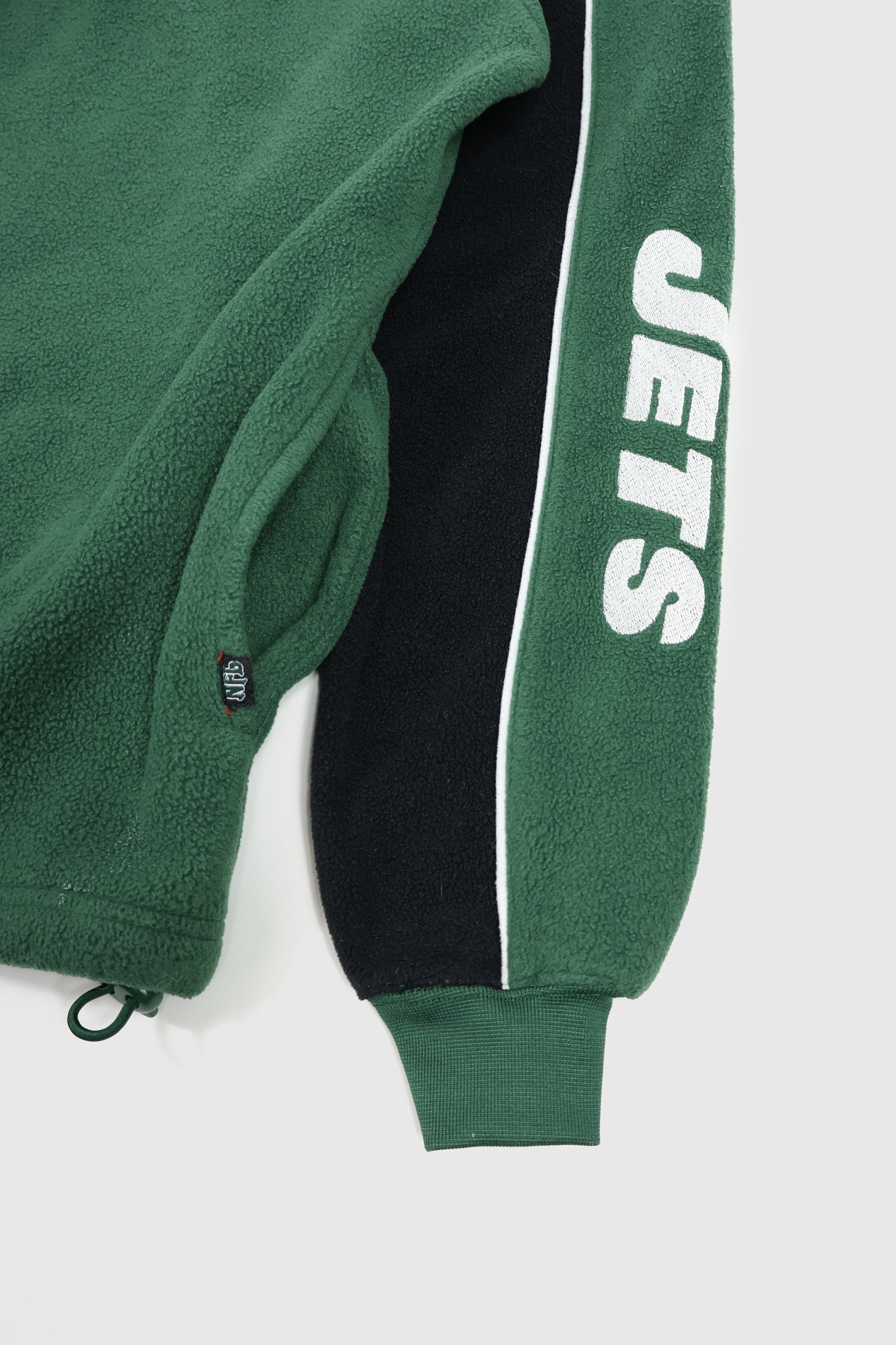 Vintage New York Jets Fleece Jacket Image 3