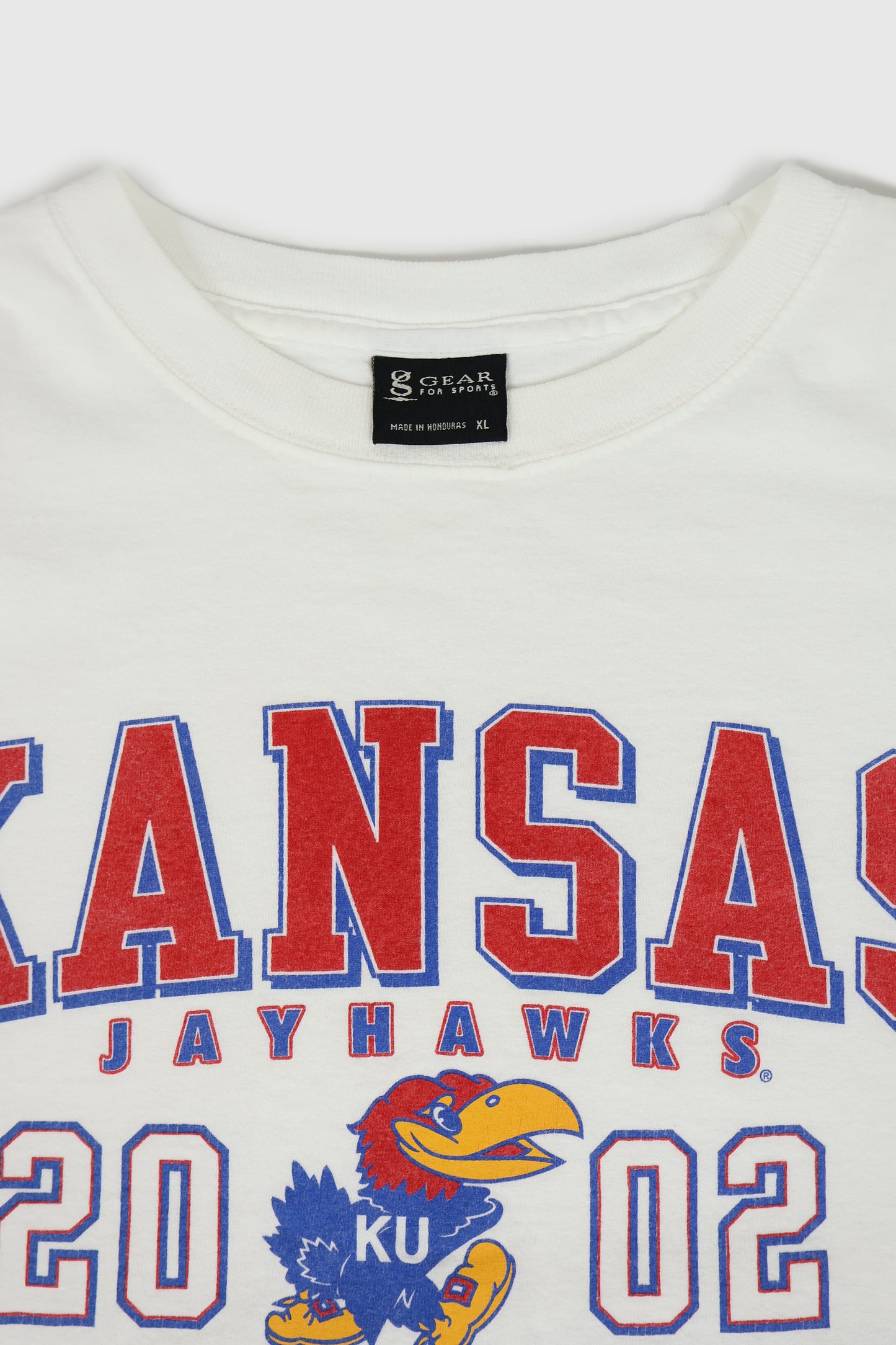 Vintage Kansas Jayhawks 2002 National Champions Tee