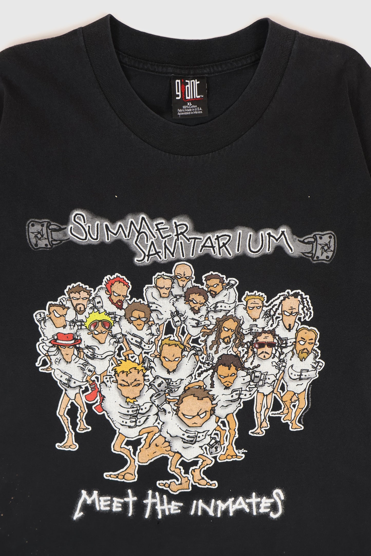 Vintage Korn 2000 Summer Sanitarium Tour Tee Image 2