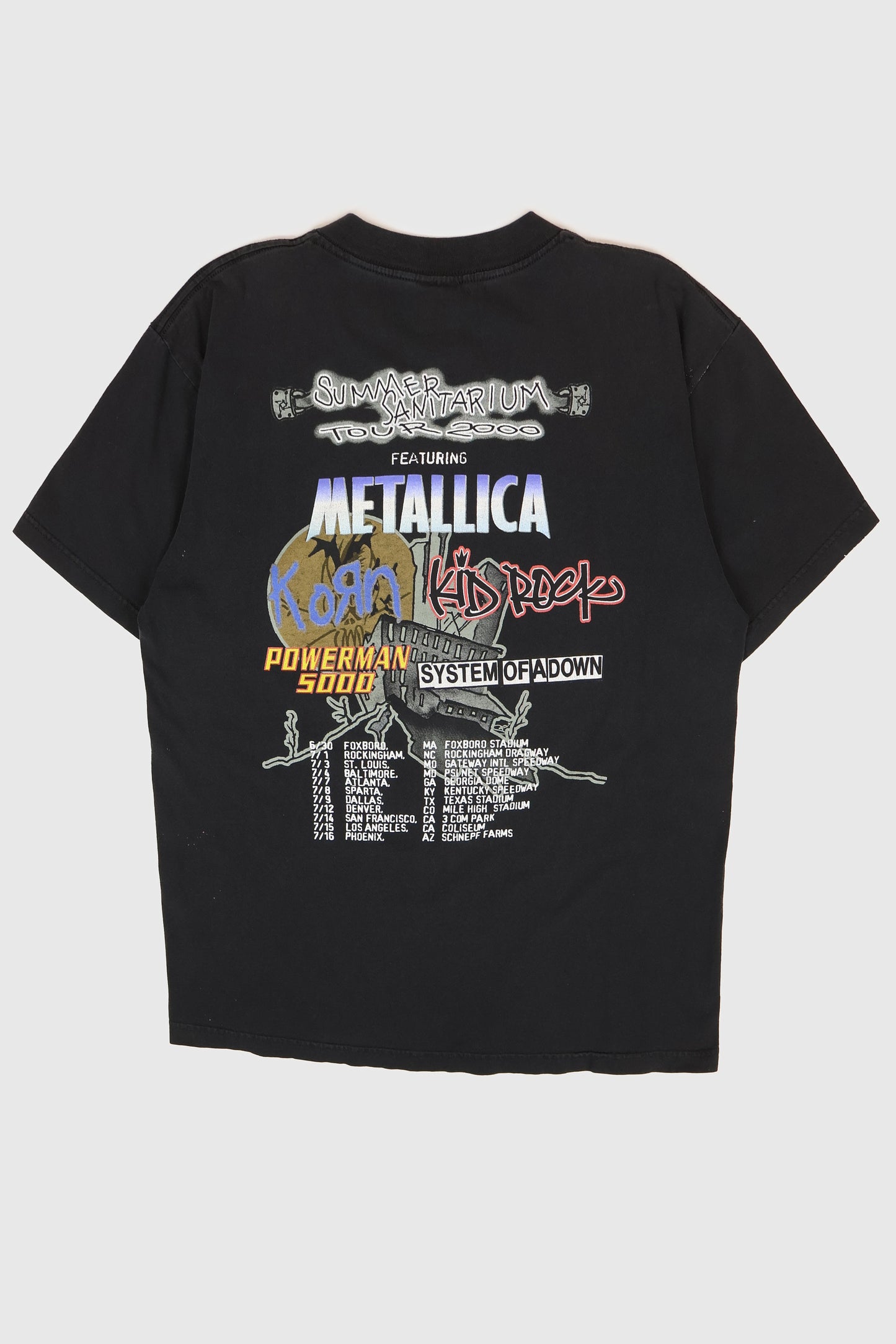 Vintage Korn 2000 Summer Sanitarium Tour Tee Image 1