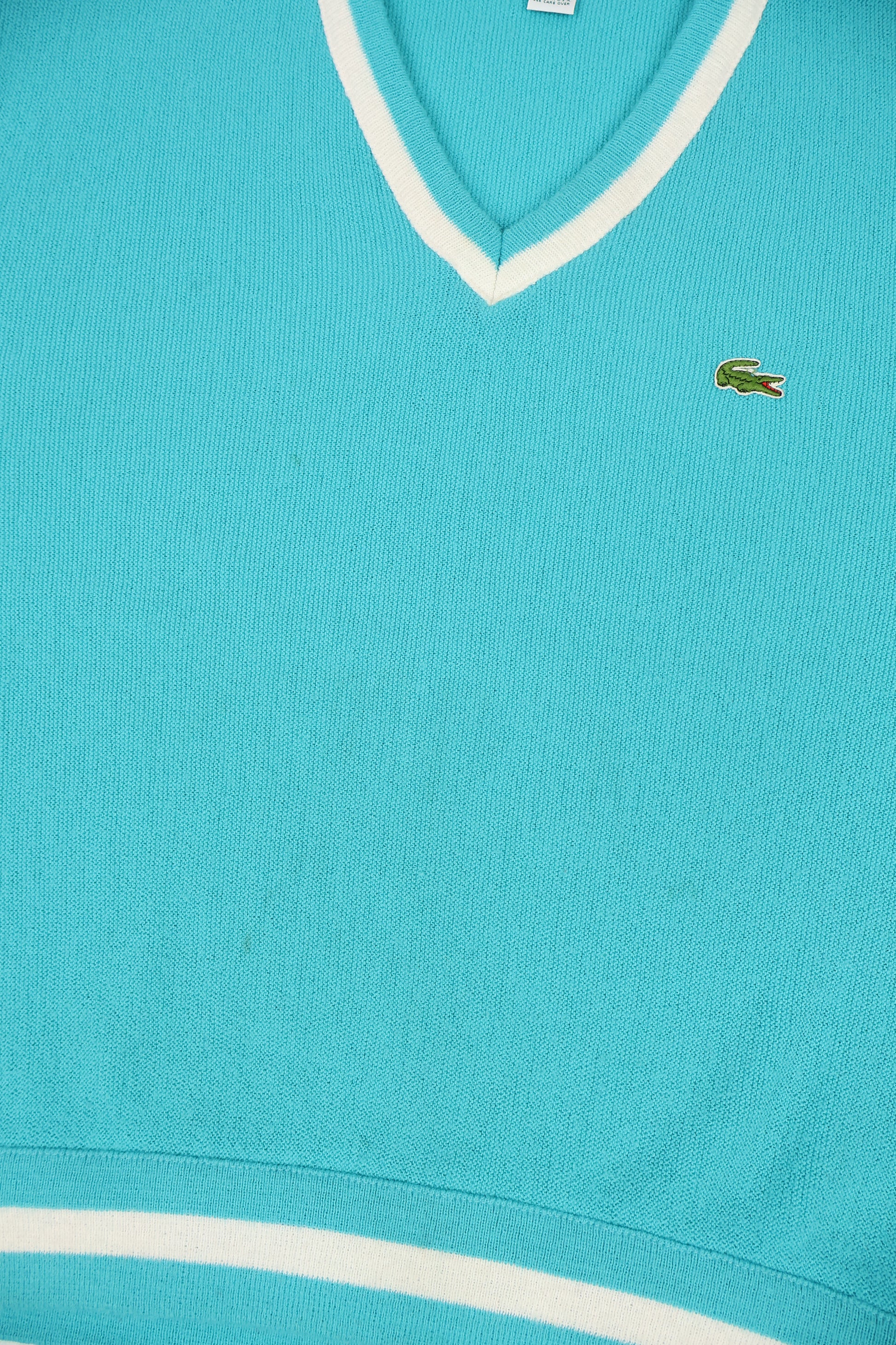 Vintage Lacoste V-neck Sweater Image 3