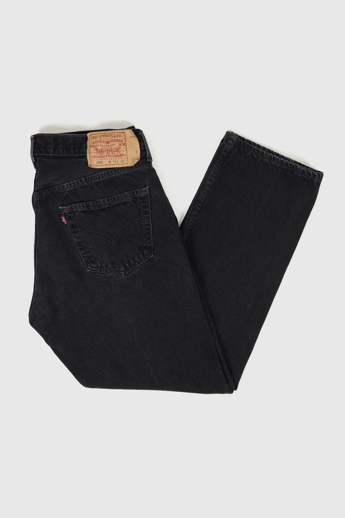 Vintage Levi's Straight Fit Button-Fly Jeans Image 4