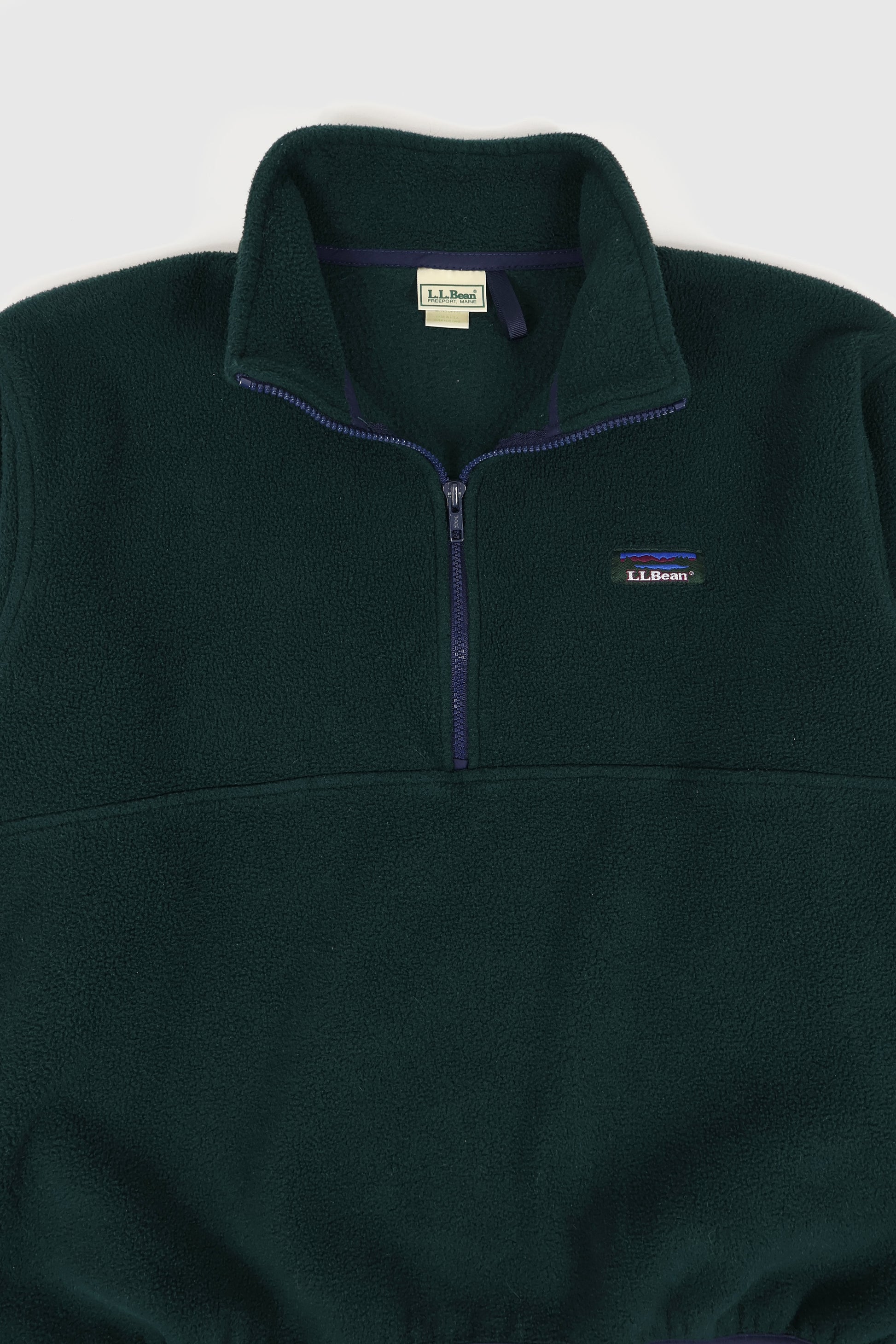 Vintage L.L. Bean Quarter Zip Fleece Jacket Image 1