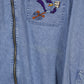 Vintage Wile E. Coyote and the Road Runner Full Zip Denim Shirt