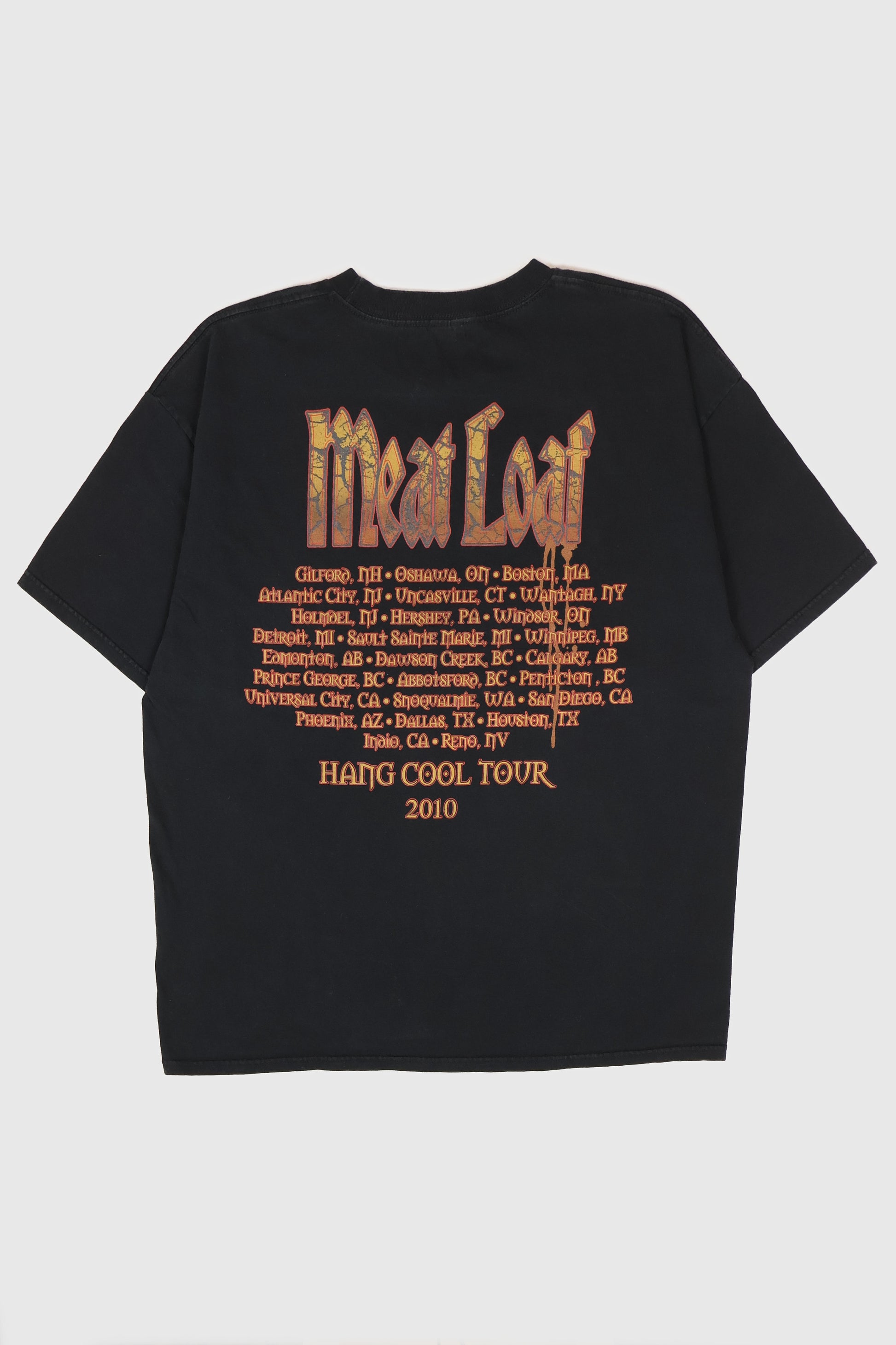 Vintage Meat Loaf Hang Cool 2010 Tour Tee Image 1