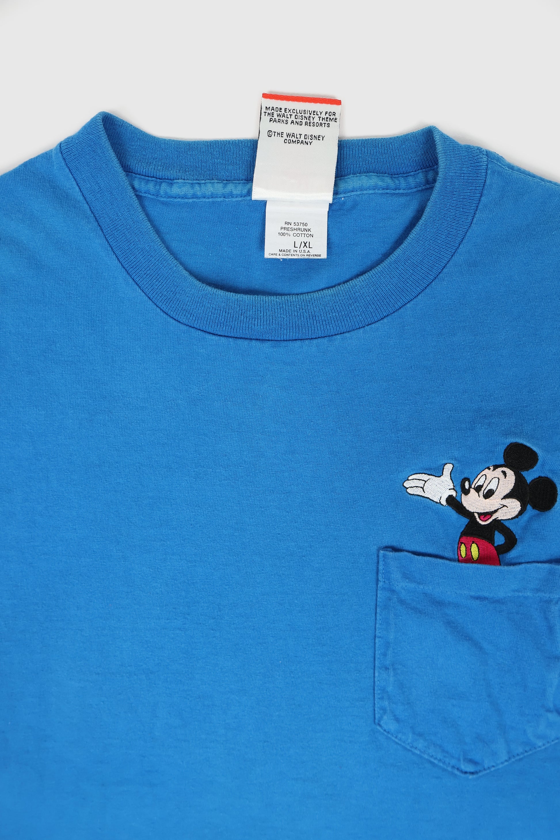 Vintage Embroidered Mickey Mouse Tee Image 2