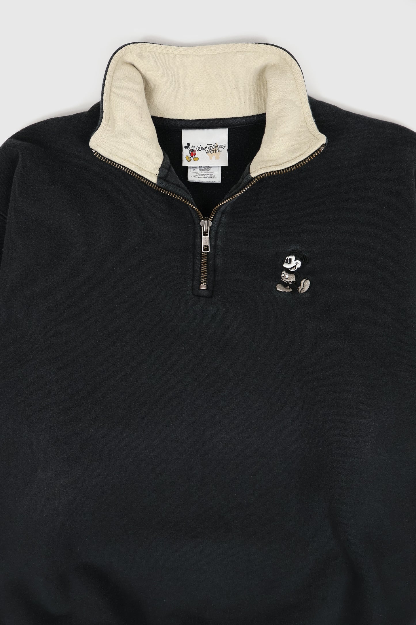 Vintage Mickey Mouse Quarter Zip Jacket Image 1