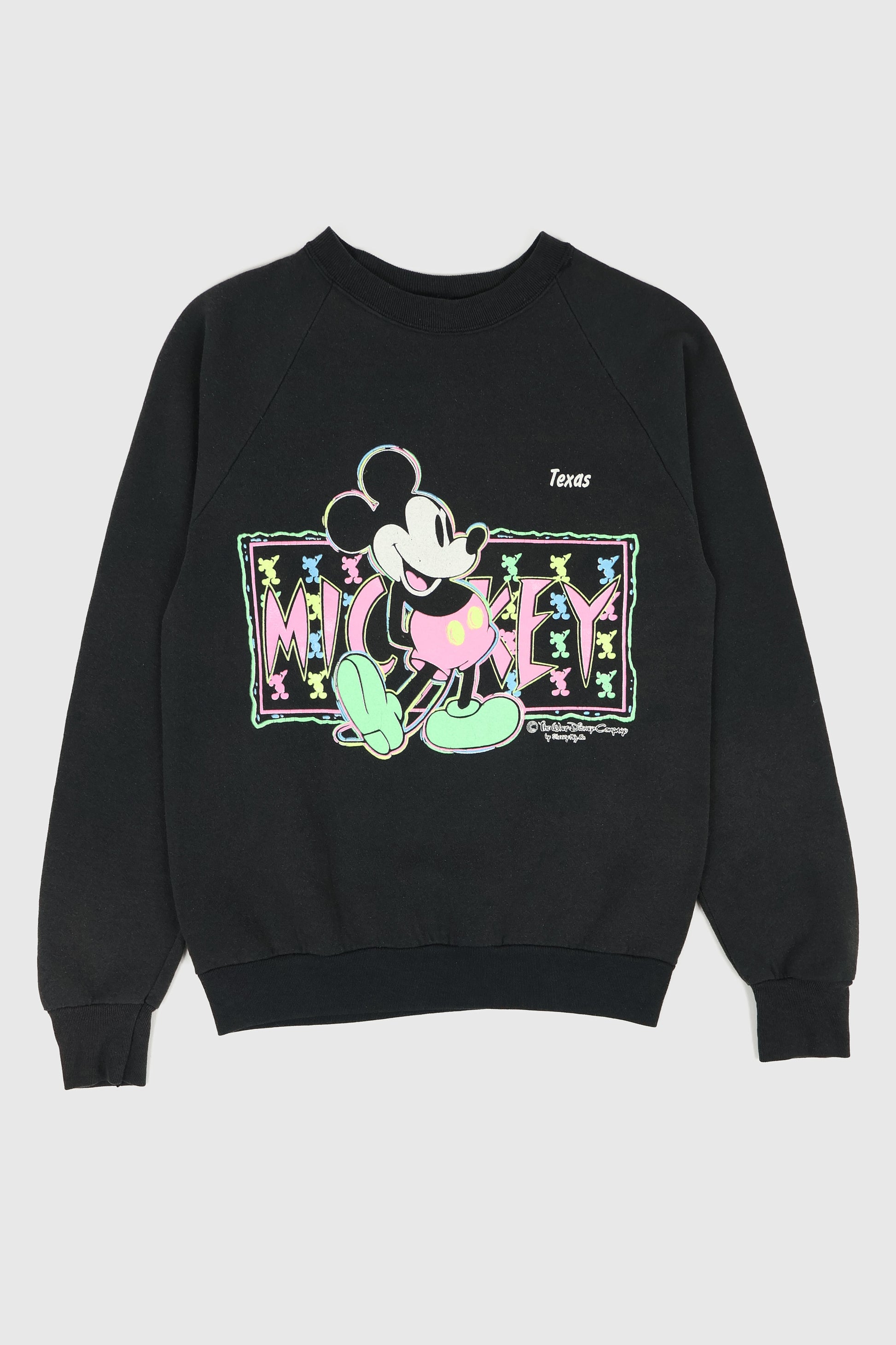 Vintage Mickey Mouse Texas Crewneck Image 0