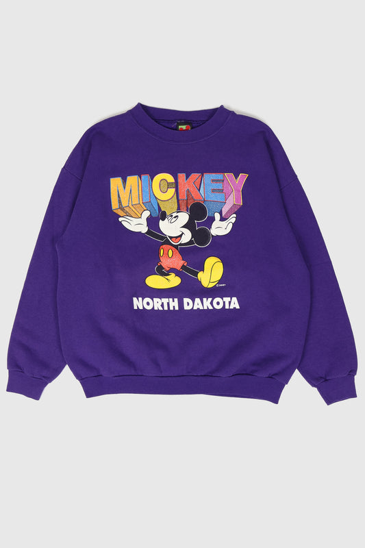 Vintage Mickey North Dakota Crewneck