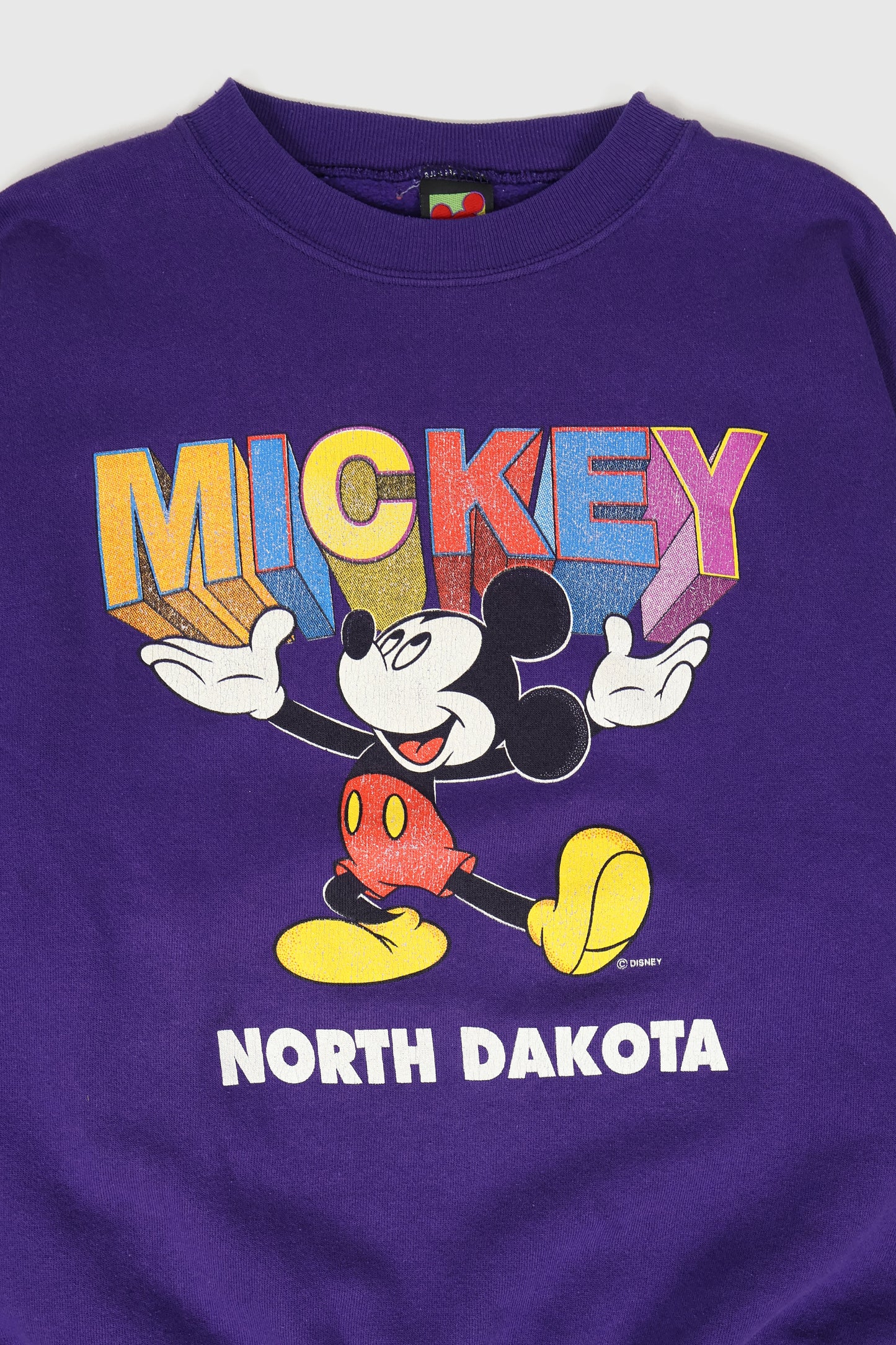 Vintage Mickey North Dakota Crewneck