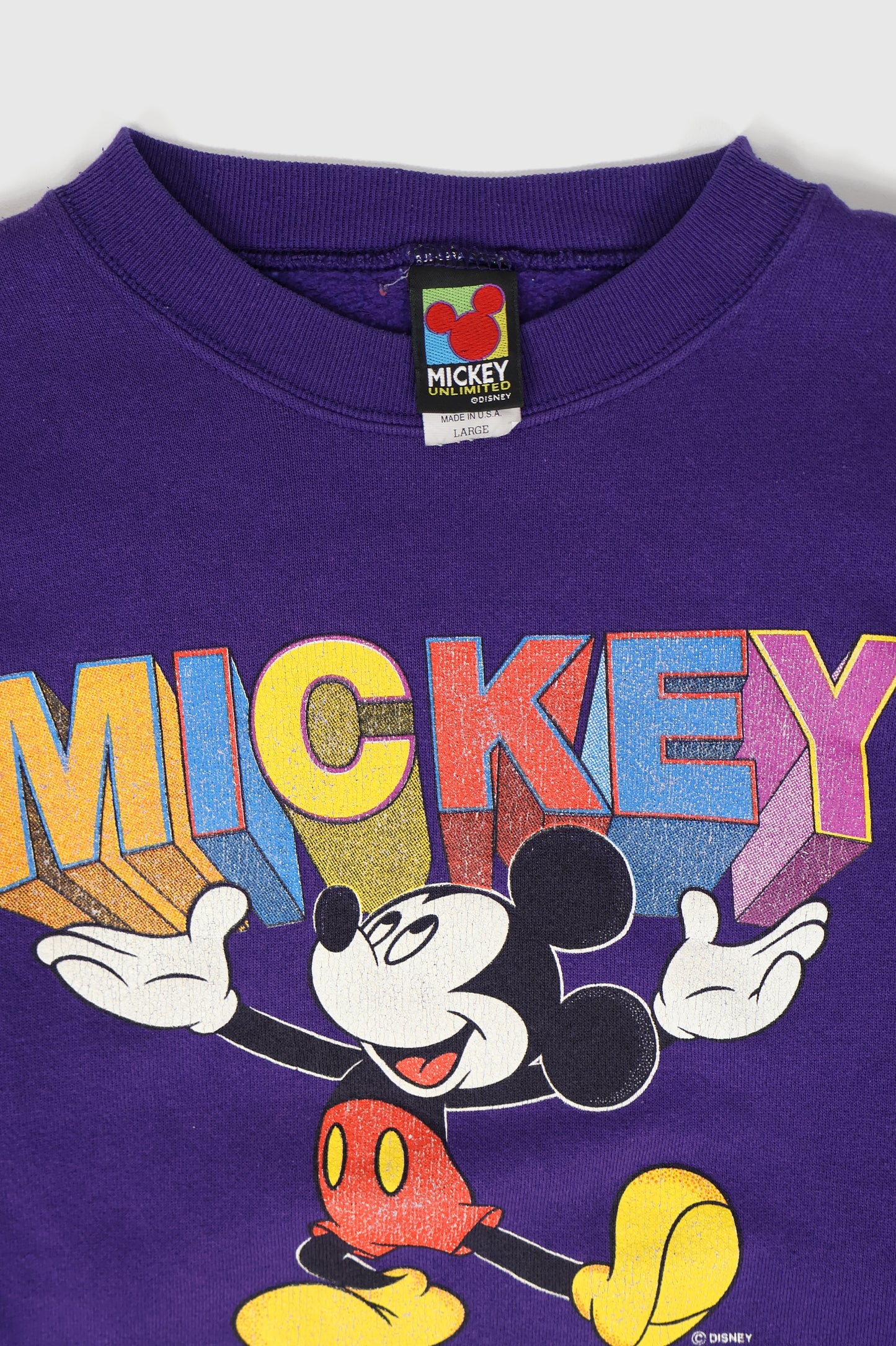 Vintage Mickey North Dakota Crewneck