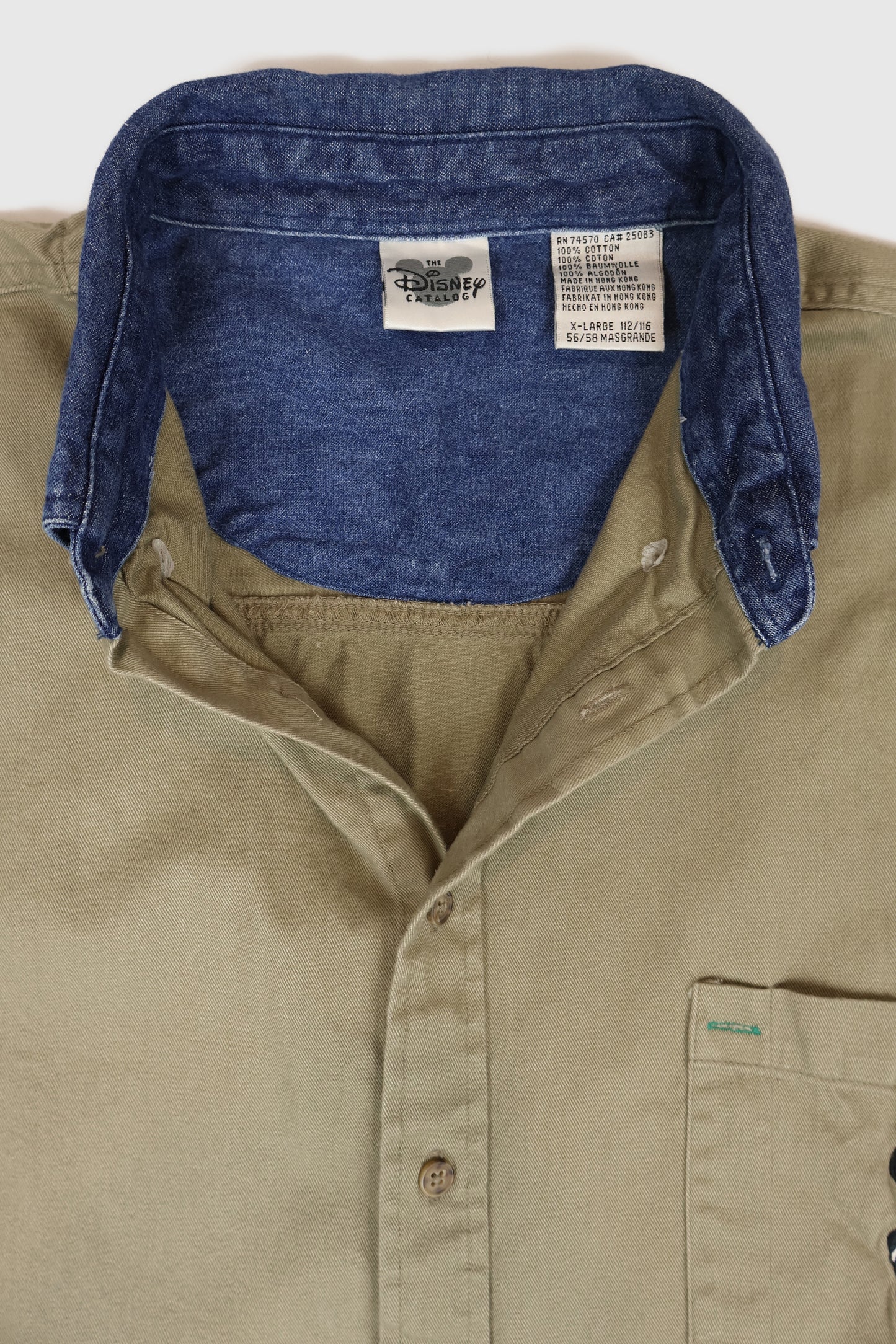 Vintage Mickey Mouse Button-Down Shirt Image 2