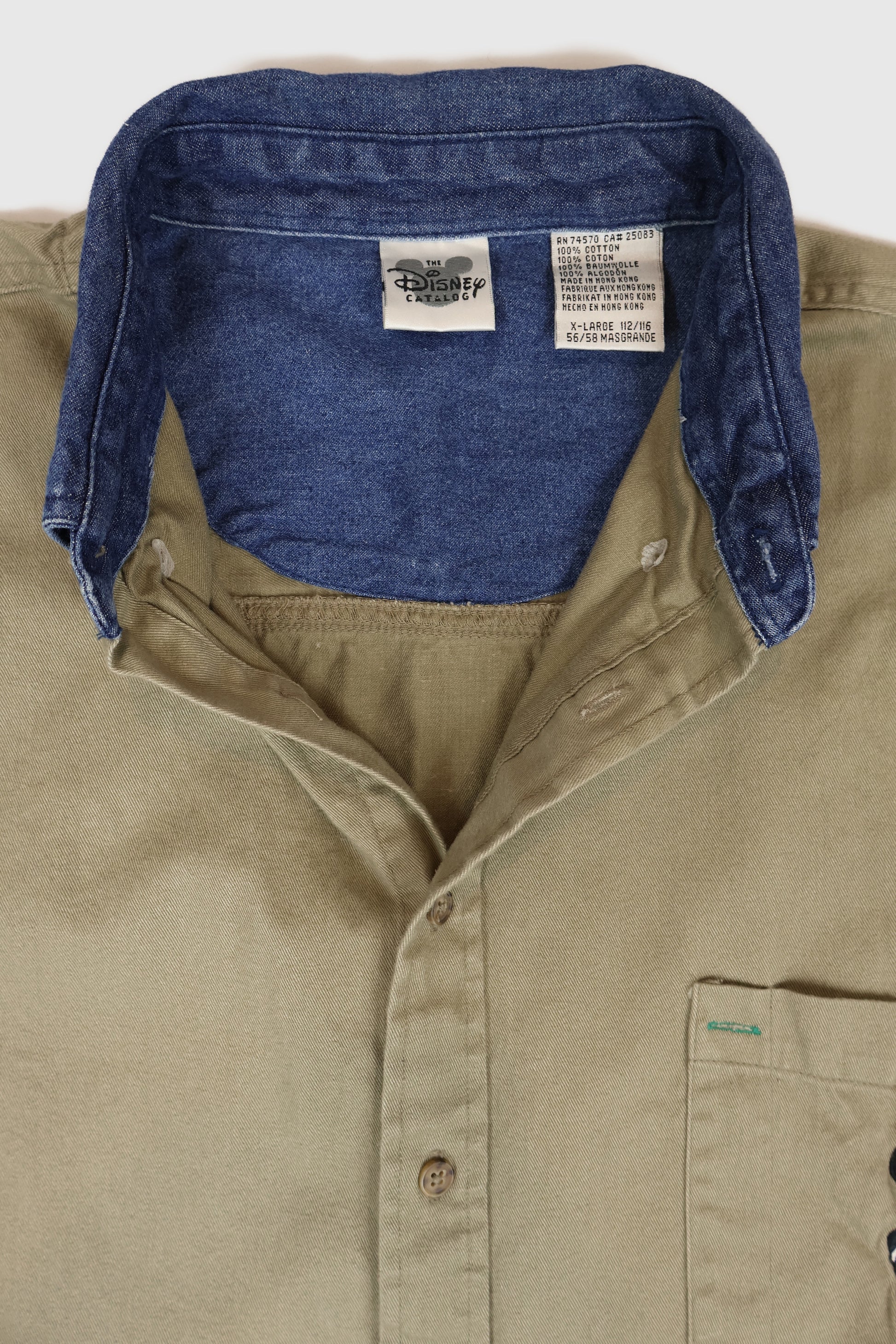 Vintage Mickey Mouse Button-Down Shirt Image 2